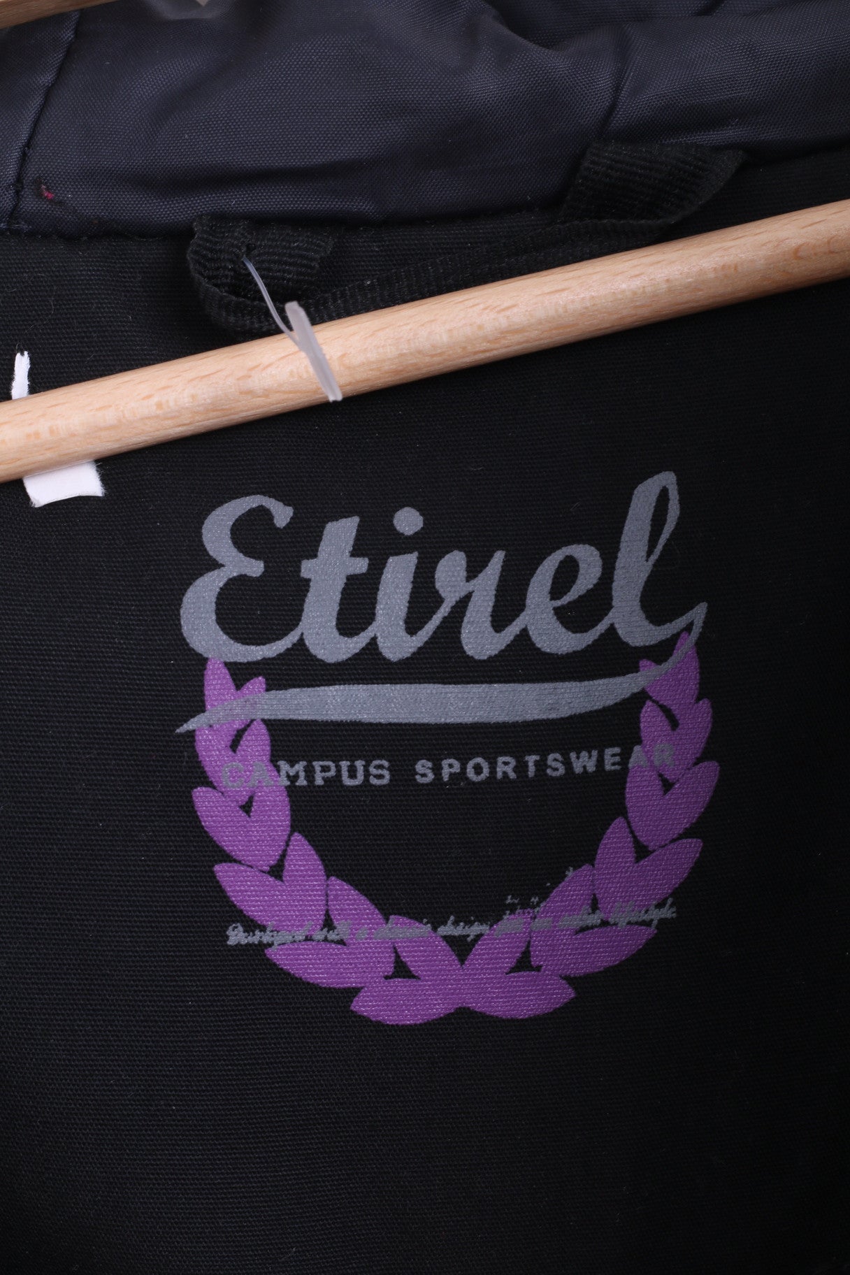 Etirel Campus Sportswear Mens M Jacket Padded Winter Hood Black - RetrospectClothes