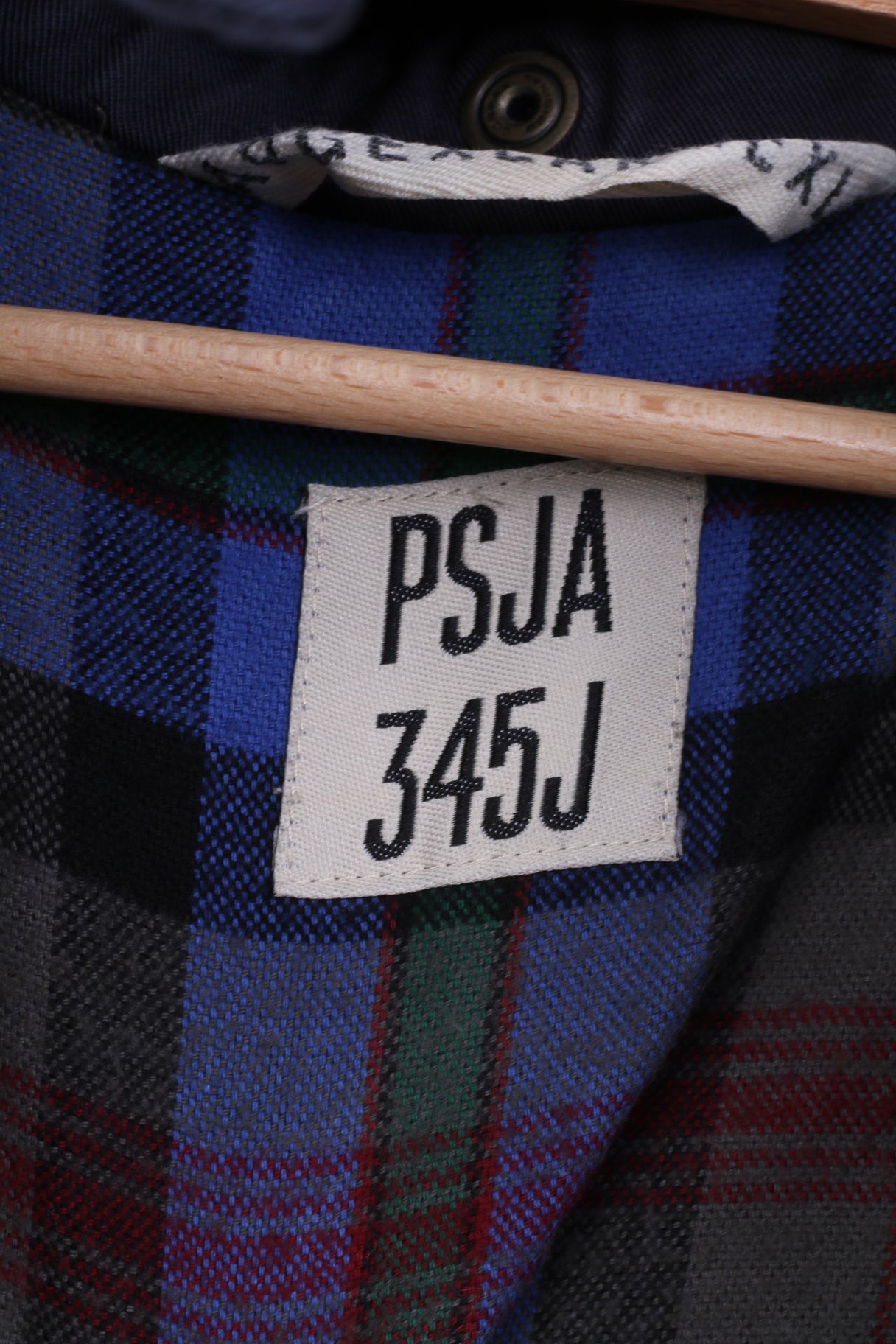 Paul Smith PSJ Veste XL pour homme avec fermeture éclair complète en coton bleu à capuche 