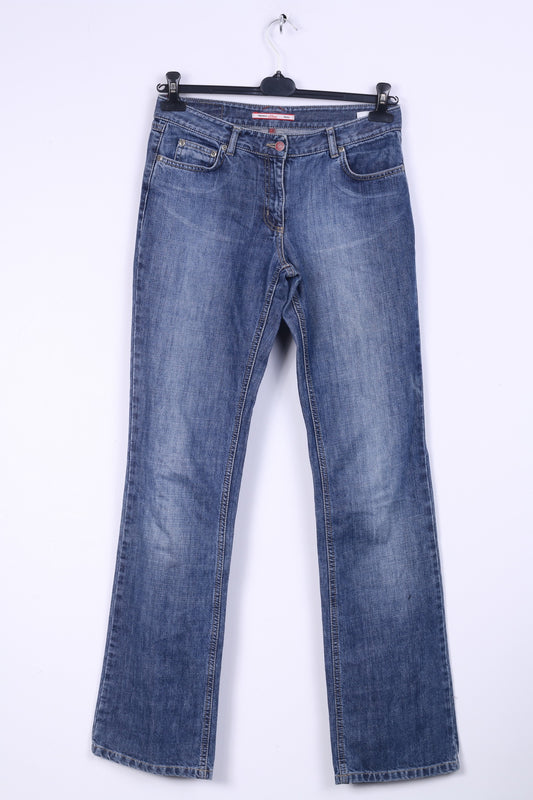 Pantaloni jeans S.Olivier da donna 38 Blu Denim L34 Cotone