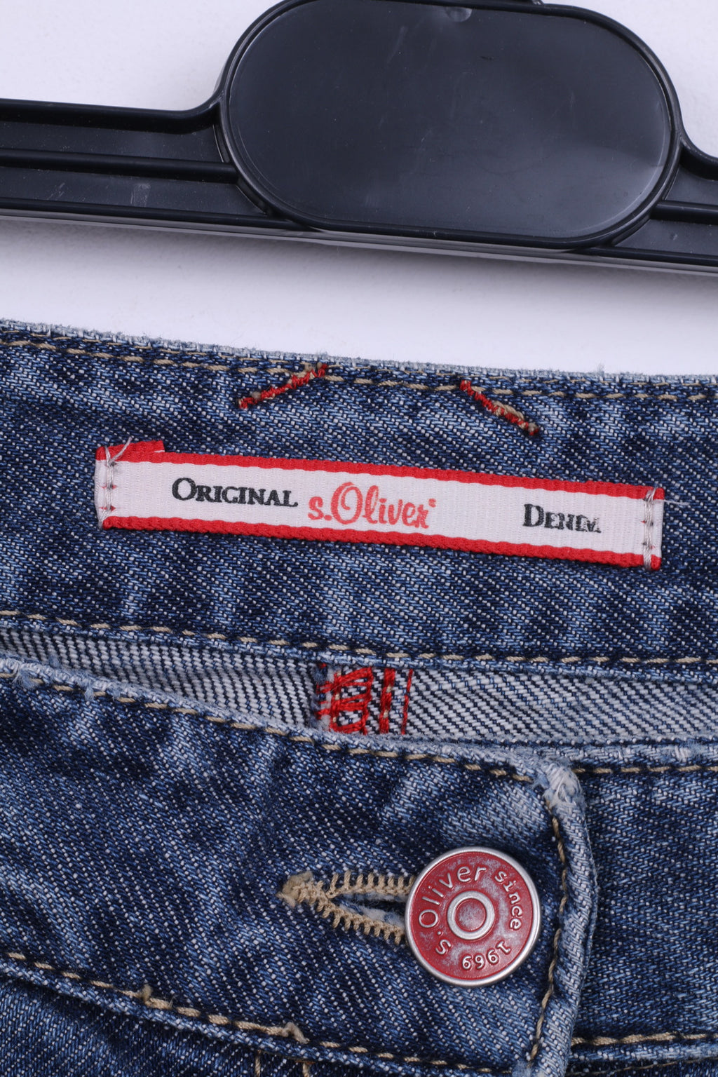 S.Olivier Womens 38 Jeans Trousers Blue Denim L34 Cotton