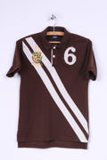 Polo by Ralph Lauren Polo S 8 pour femme marron à manches courtes Tournoi de golf RLPC #6 