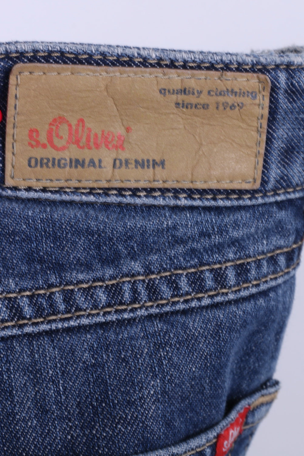 S.Olivier Womens 38 Jeans Trousers Blue Denim L34 Cotton