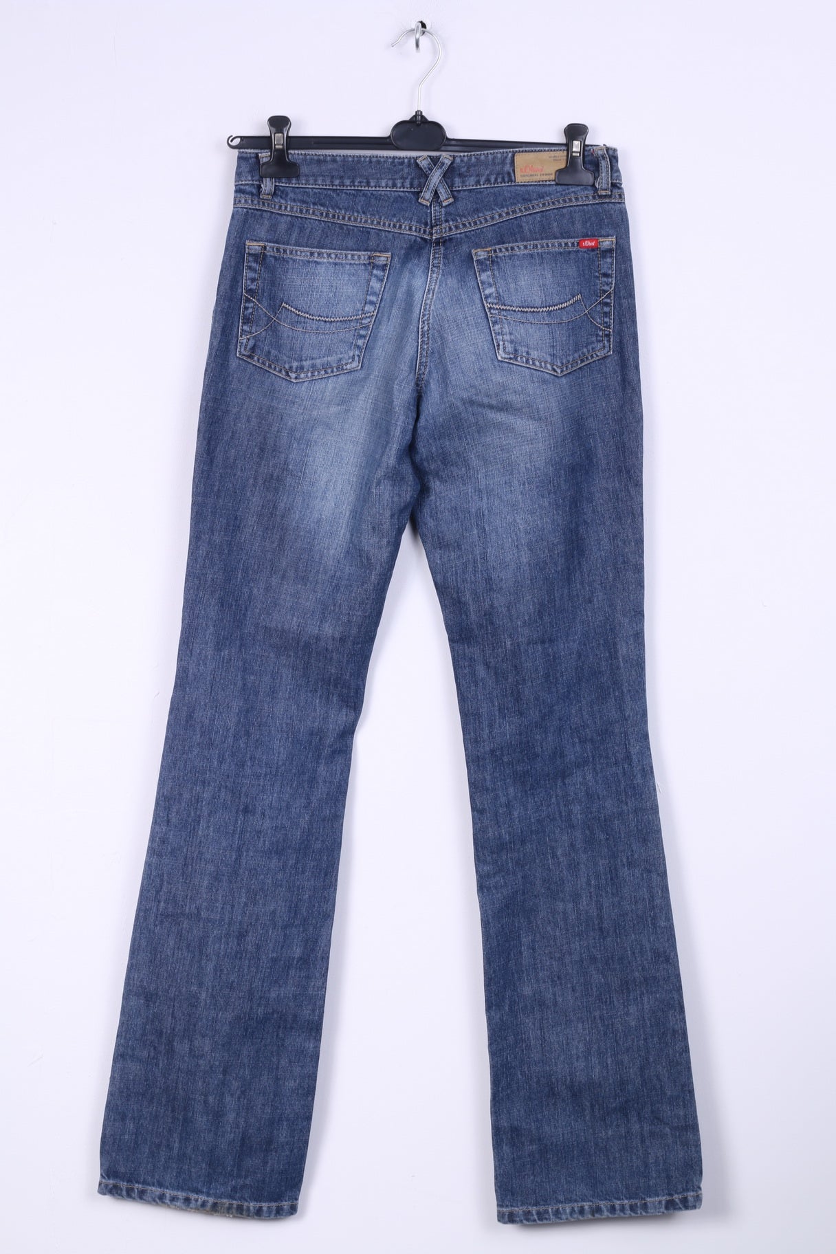 S.Olivier Pantalon Jeans 38 Femme Bleu Denim L34 Coton