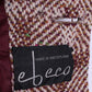 Ebeco Womens L Jacket Double Breasted Check Beige Switzerland - RetrospectClothes