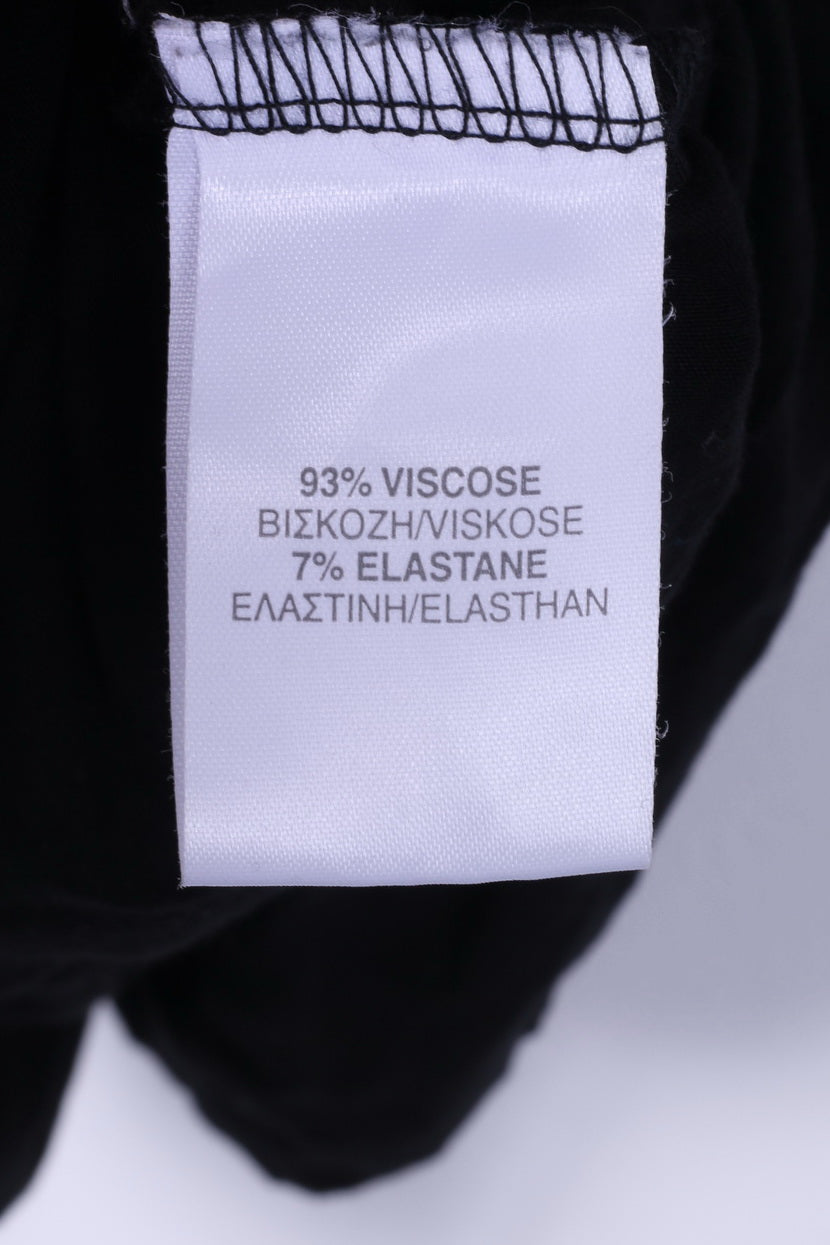 River Island Womens 10 M Tunic Black Spaghetti Straps Top