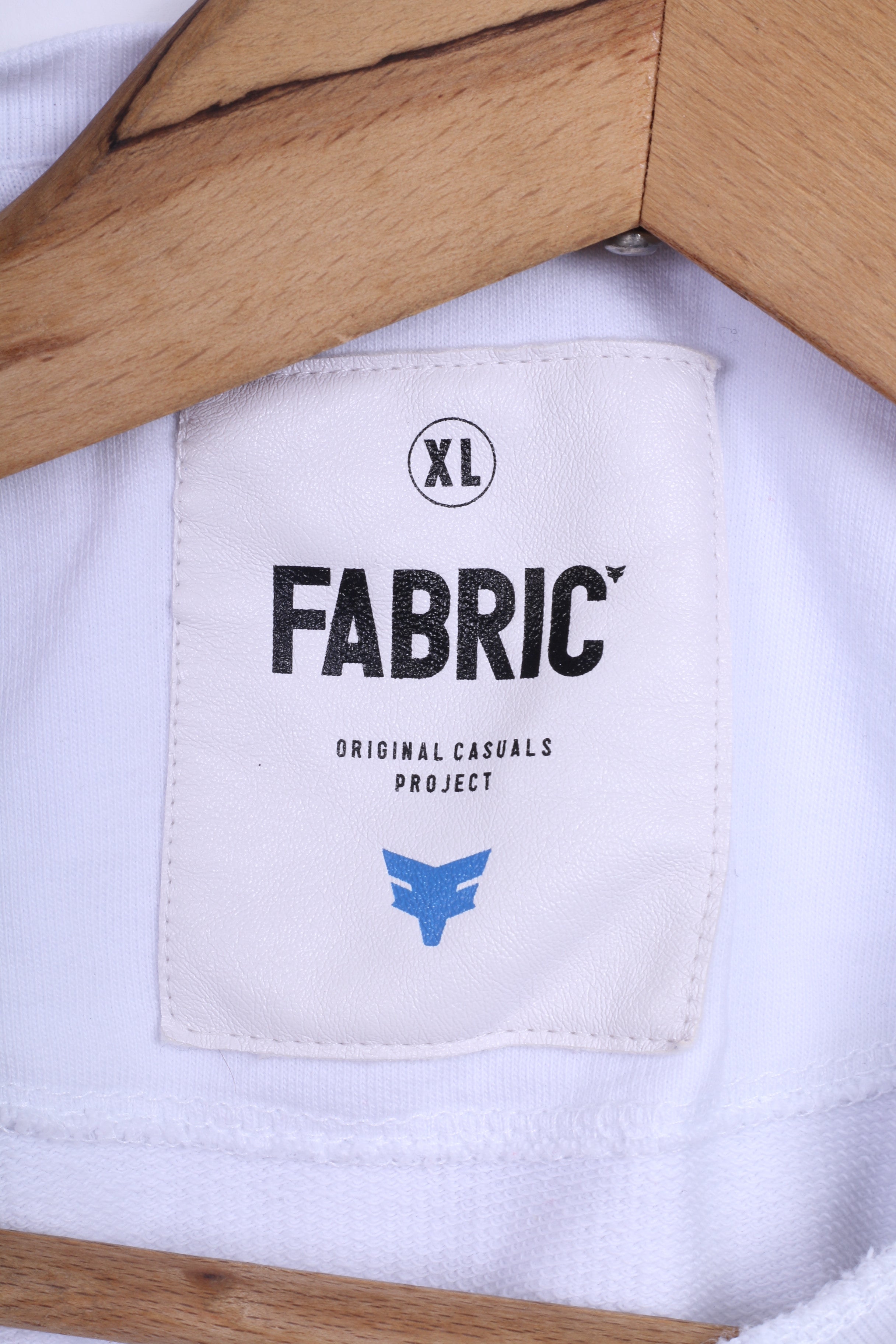 FABRIC Womens XL Sweatshirt Jumper White Fresh2 Death Cotton