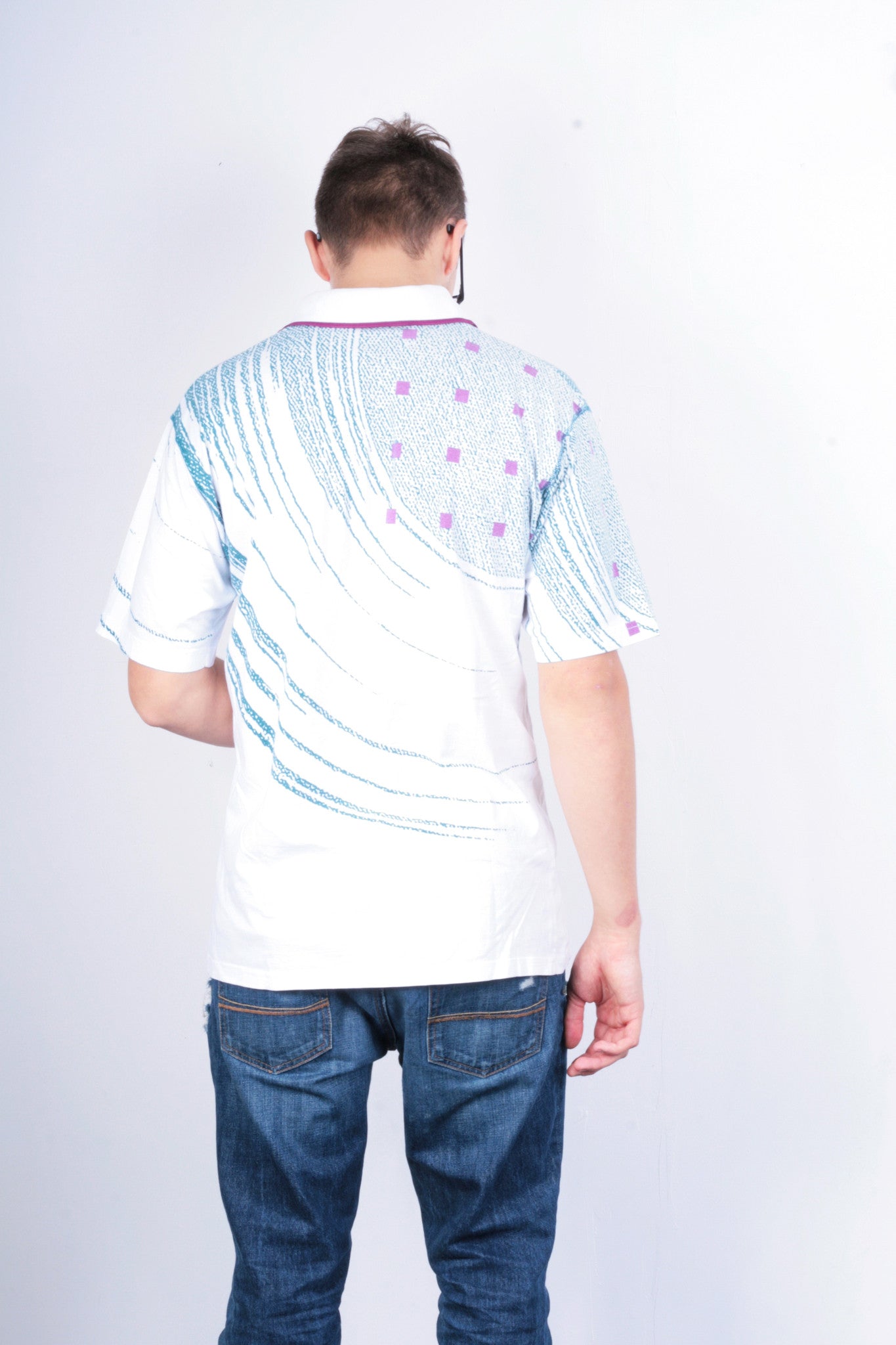 Head Mens L Polo Shirt White Sportswear Top Sport Training - RetrospectClothes