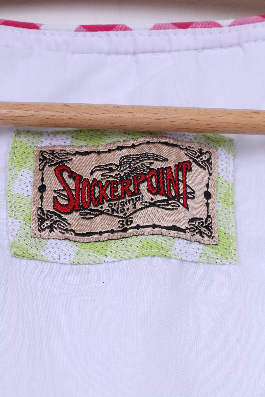 Stockerpoint Womens 36 S Mini Dress Check Green Sleeveless Cotton