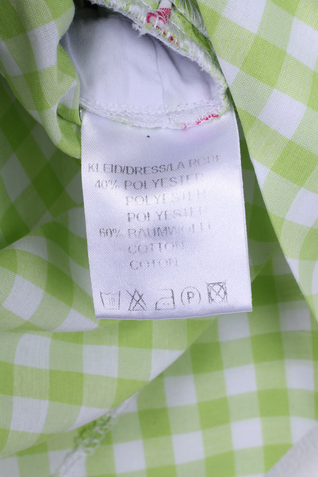 Stockerpoint Womens 36 S Mini Dress Check Green Sleeveless Cotton