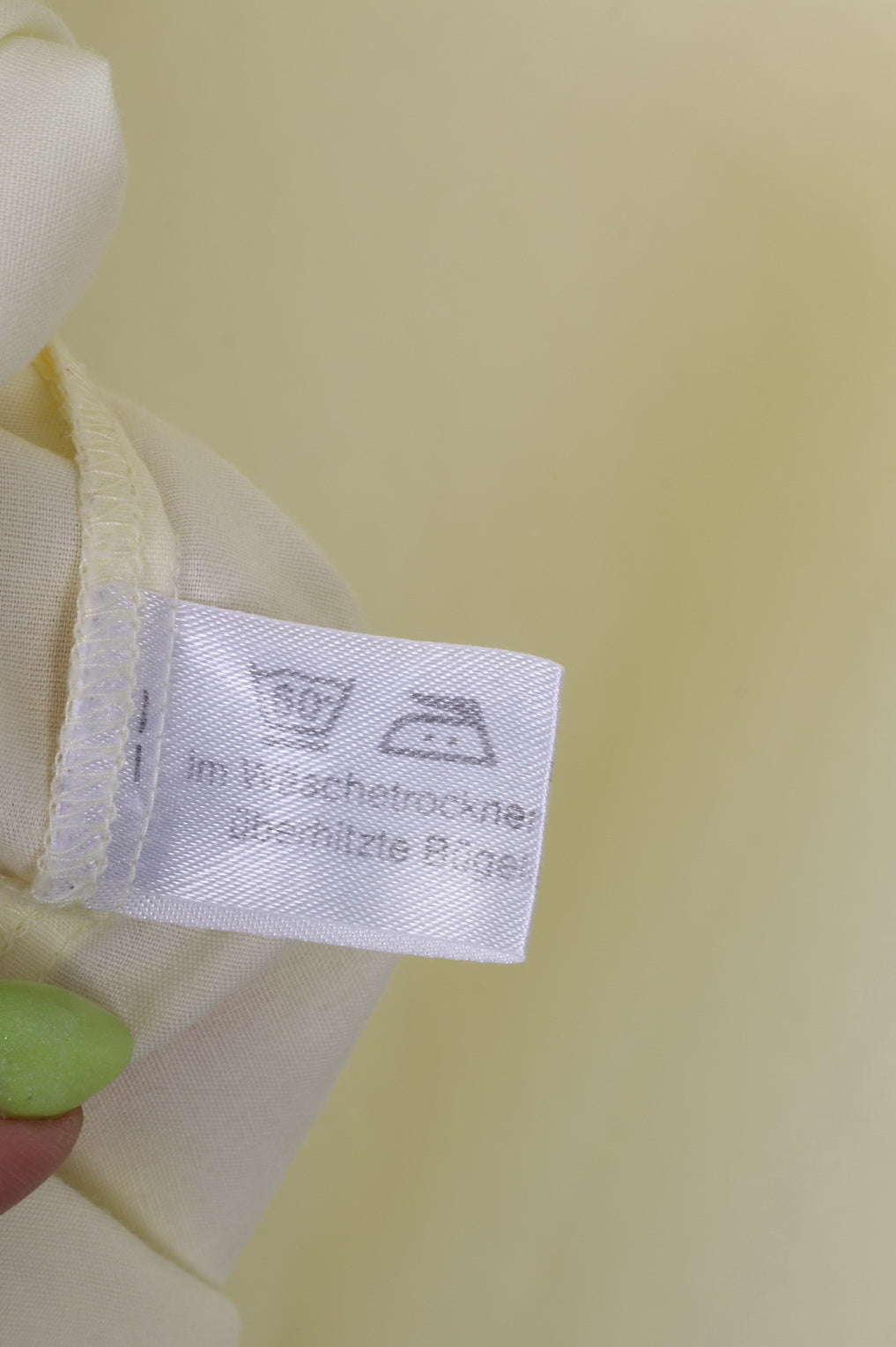 Olymp Golf Chemise décontractée pour homme 42 XL en coton jaune à manches longues 