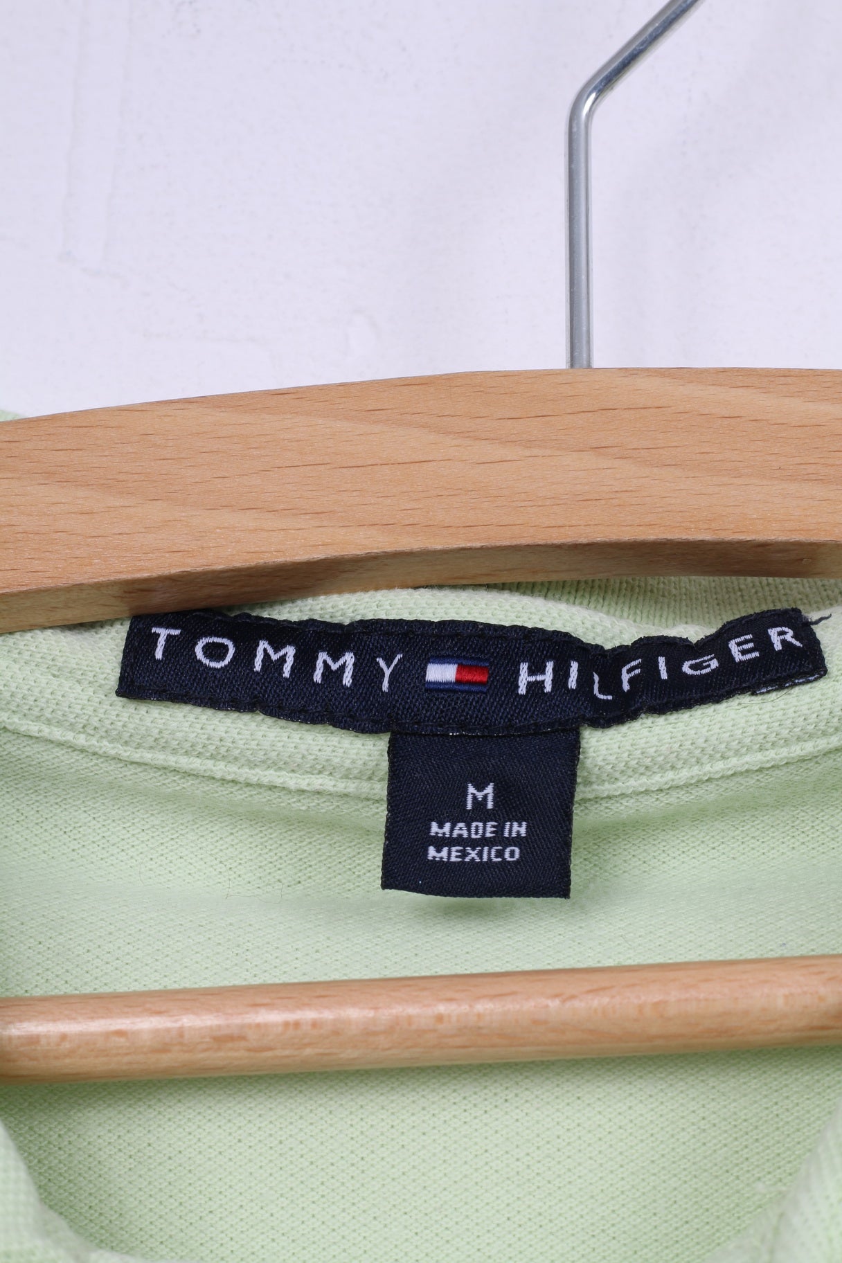 Tommy Hilfiger Ragazzi M Polo Camicia a Maniche Lunghe in Cotone con Bottoni Dettagliati 