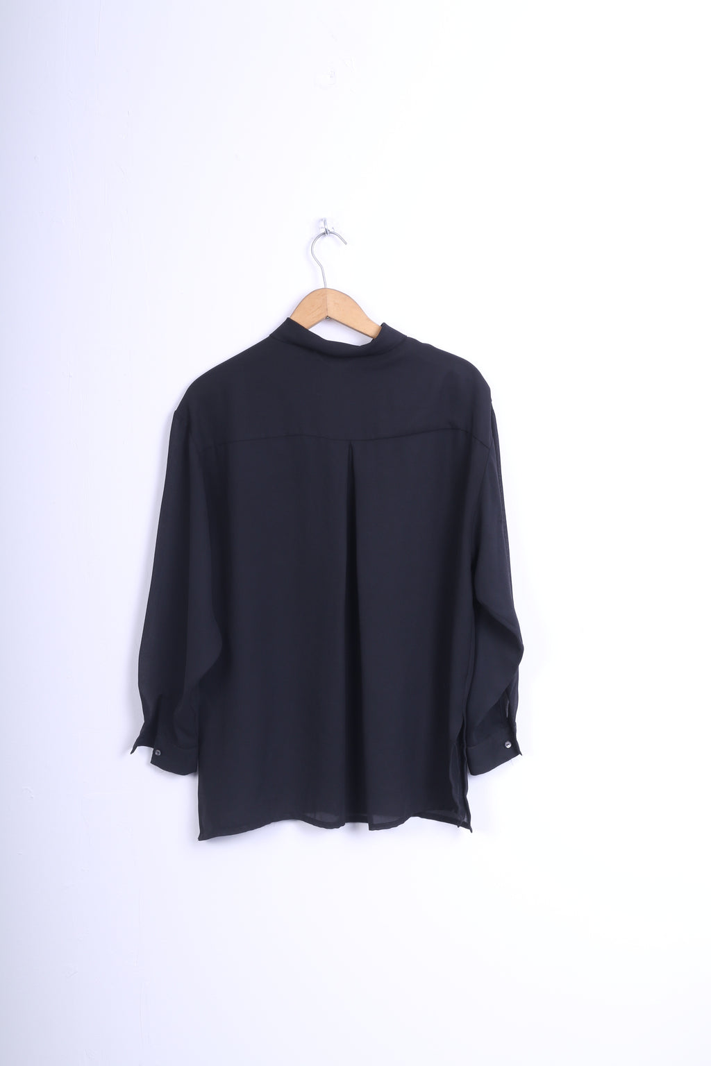 Next Femme M Chemise Casual Manches Longues Noir Transparent