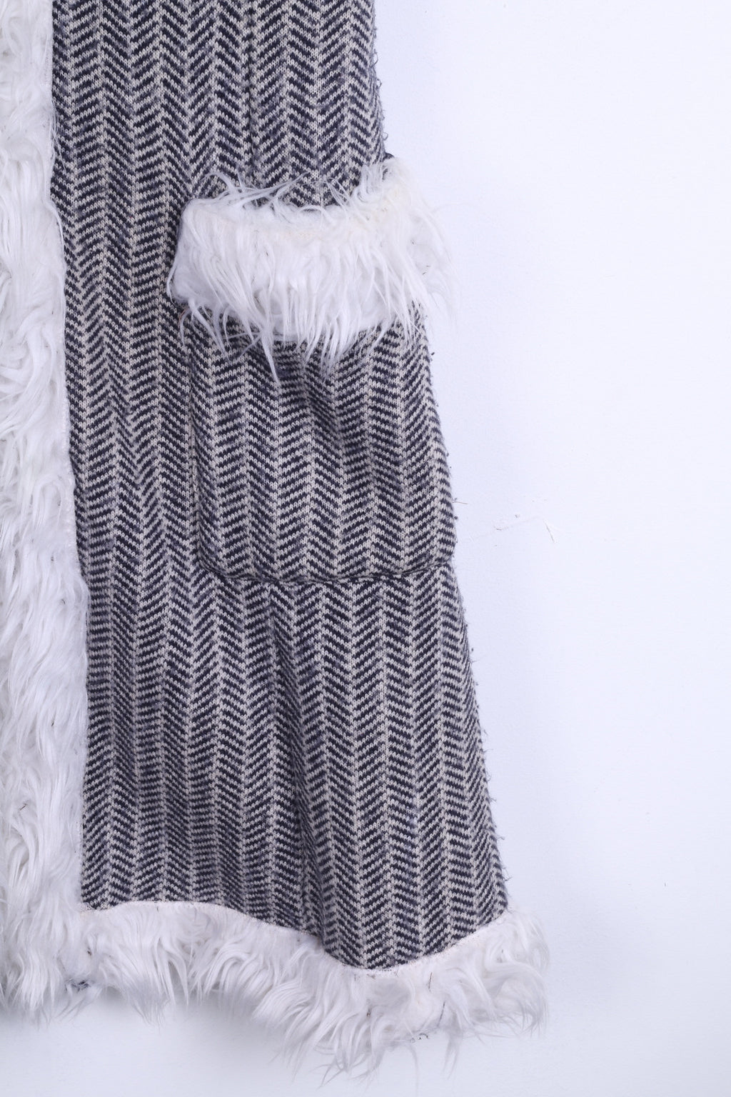 Telimena Łodź Fits Most Womens Bodywarmer Vest Boho Herringbone - RetrospectClothes