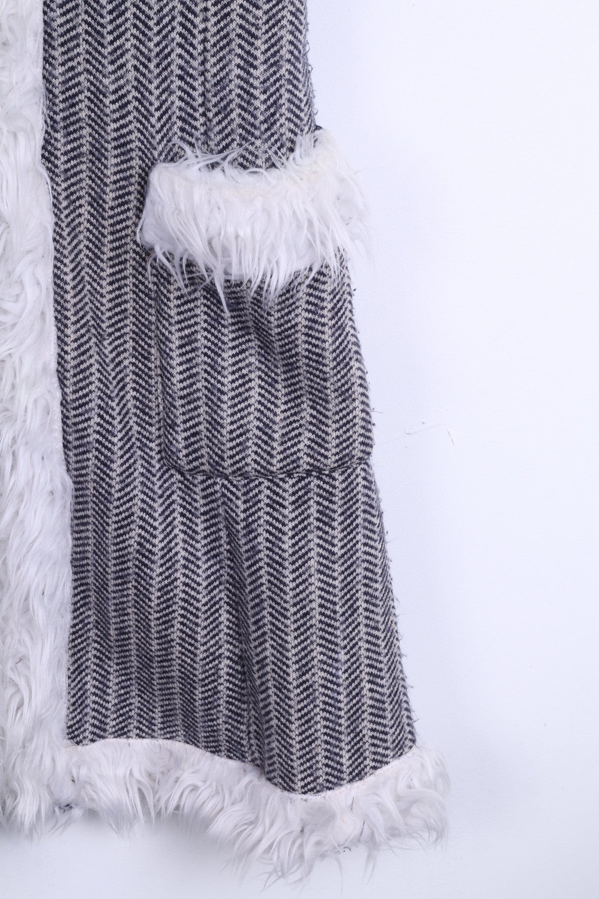 Telimena Łodź Fits Most Womens Bodywarmer Vest Boho Herringbone - RetrospectClothes