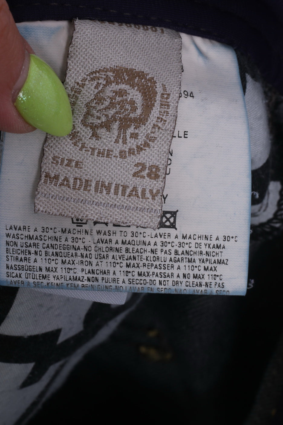 Jeans da donna W28 L34 Diesel Industry Denim Klune Jeans