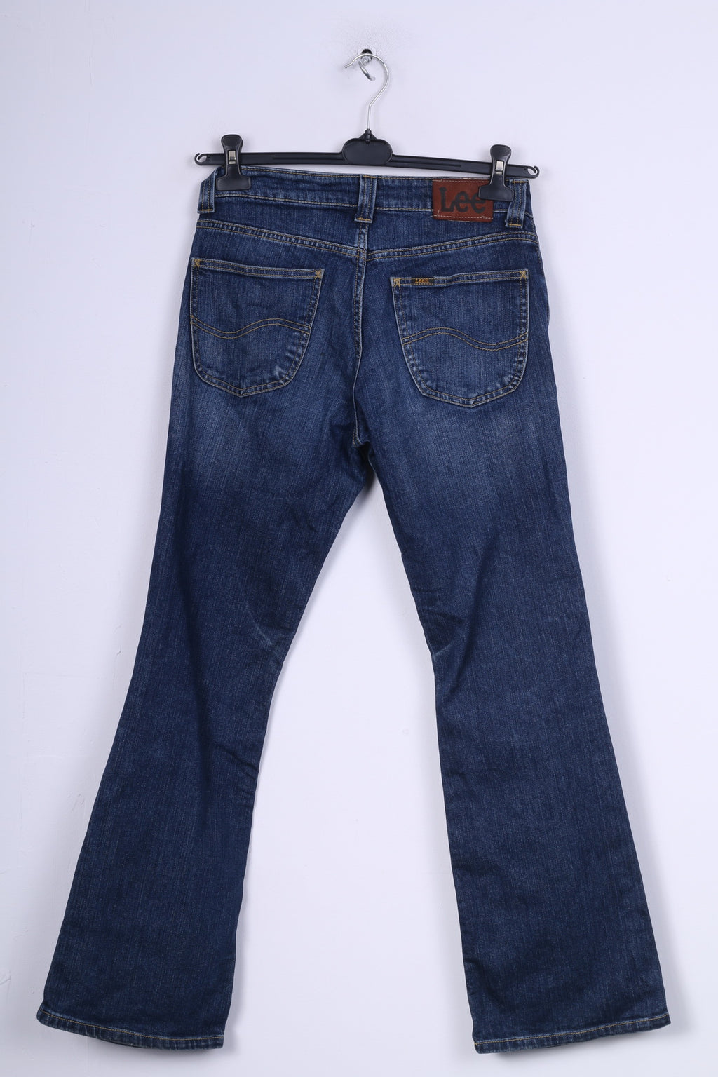 Pantaloni Lee W30-31 da donna Jeans Denim Cotone Blu