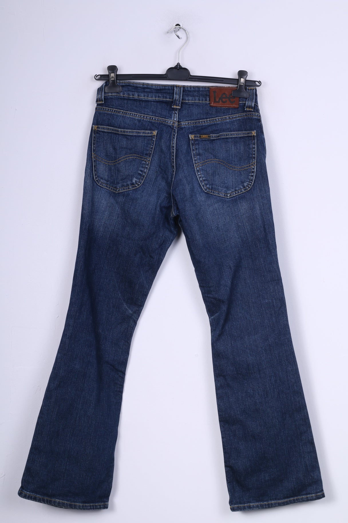 Pantaloni Lee W30-31 da donna Jeans Denim Cotone Blu