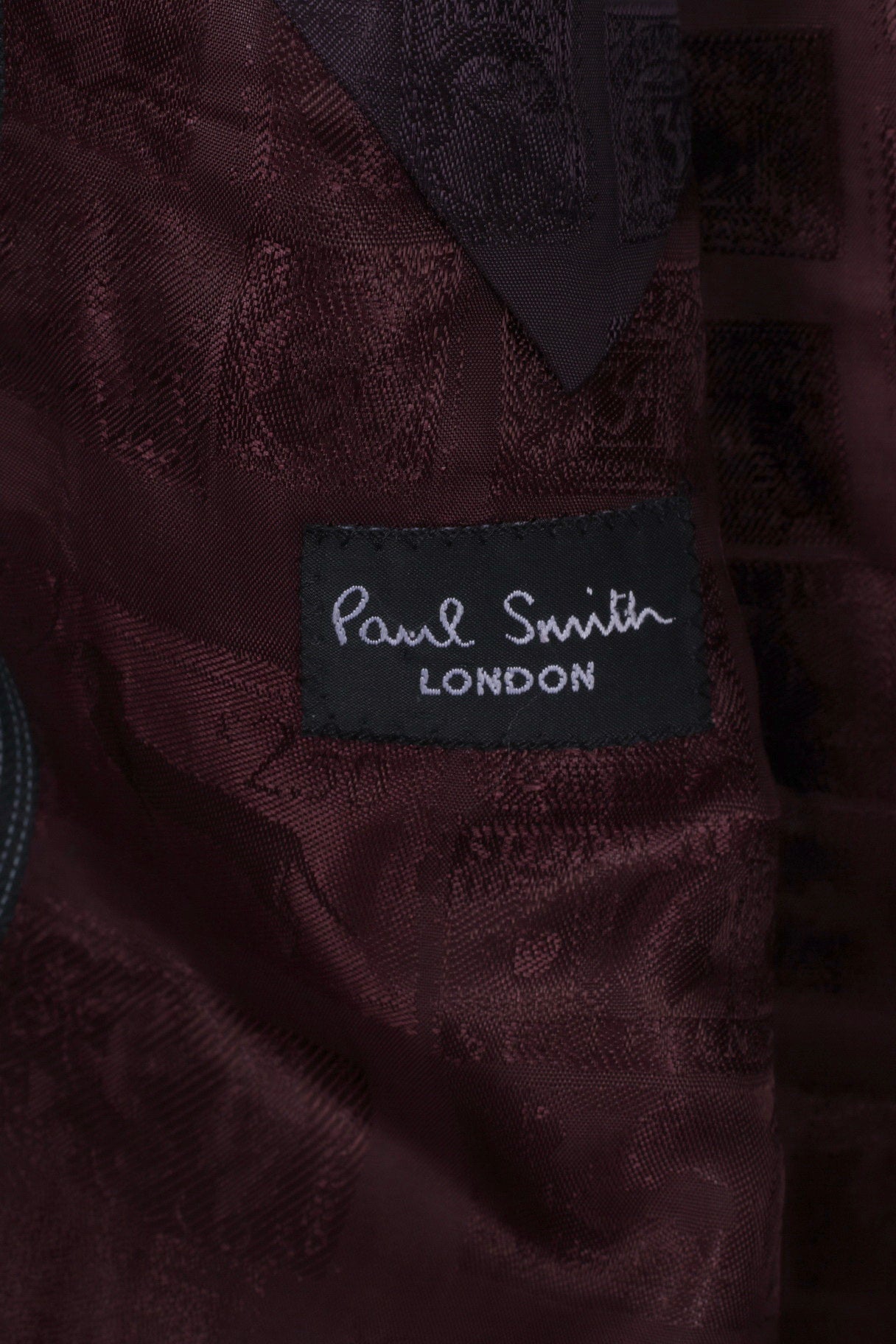 Paul Smith London Blazer 38 Rayé Gris Foncé en Laine à Simple Boutonnage Homme 
