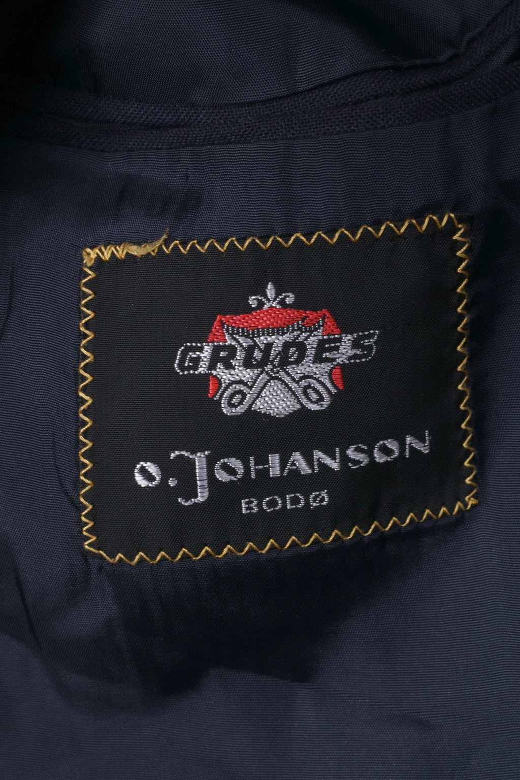 Treviera Grudes Blazer S pour homme Bleu marine Haut de costume simple boutonnage en laine mélangée