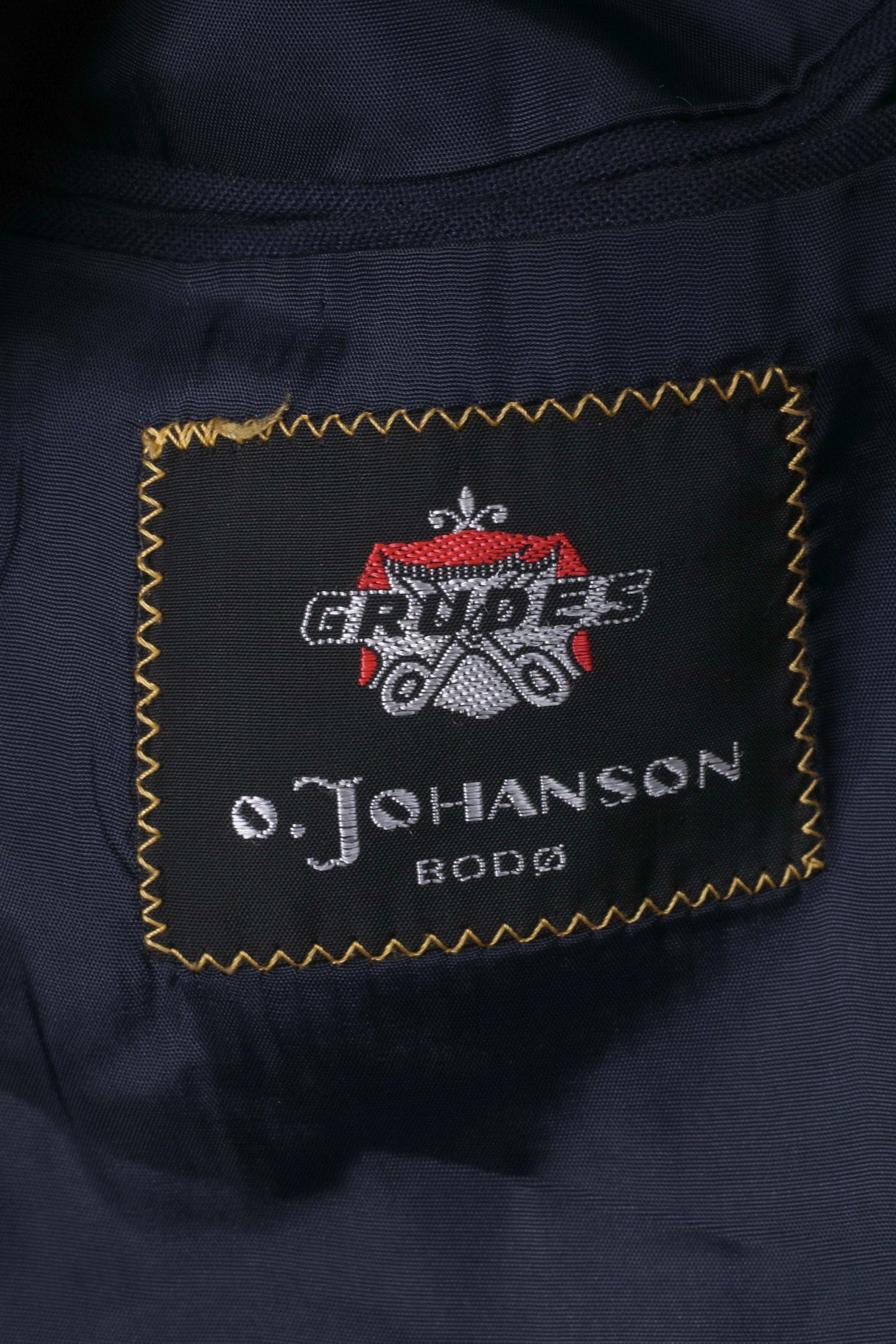 Treviera Grudes Blazer S pour homme Bleu marine Haut de costume simple boutonnage en laine mélangée