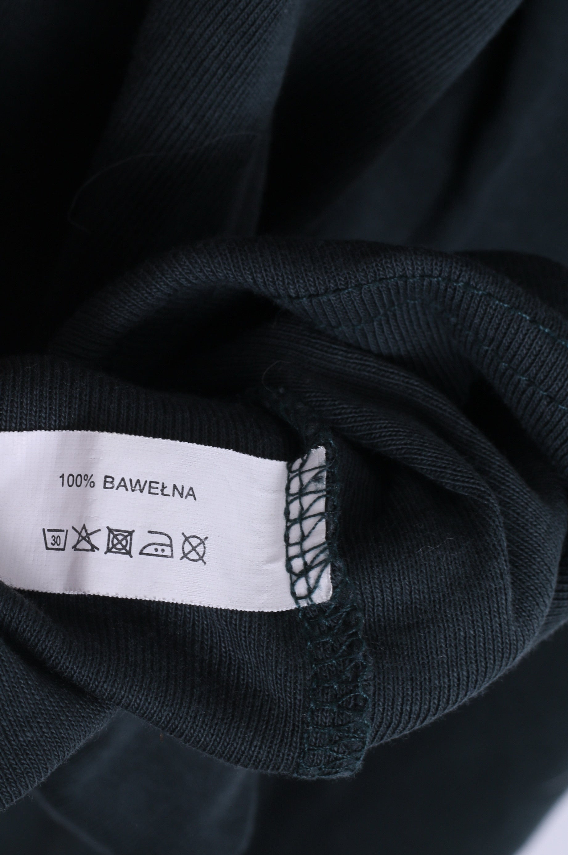 Designers Men Mens XXL T-Shirt Green Cotton Long Sleeve Crew Neck