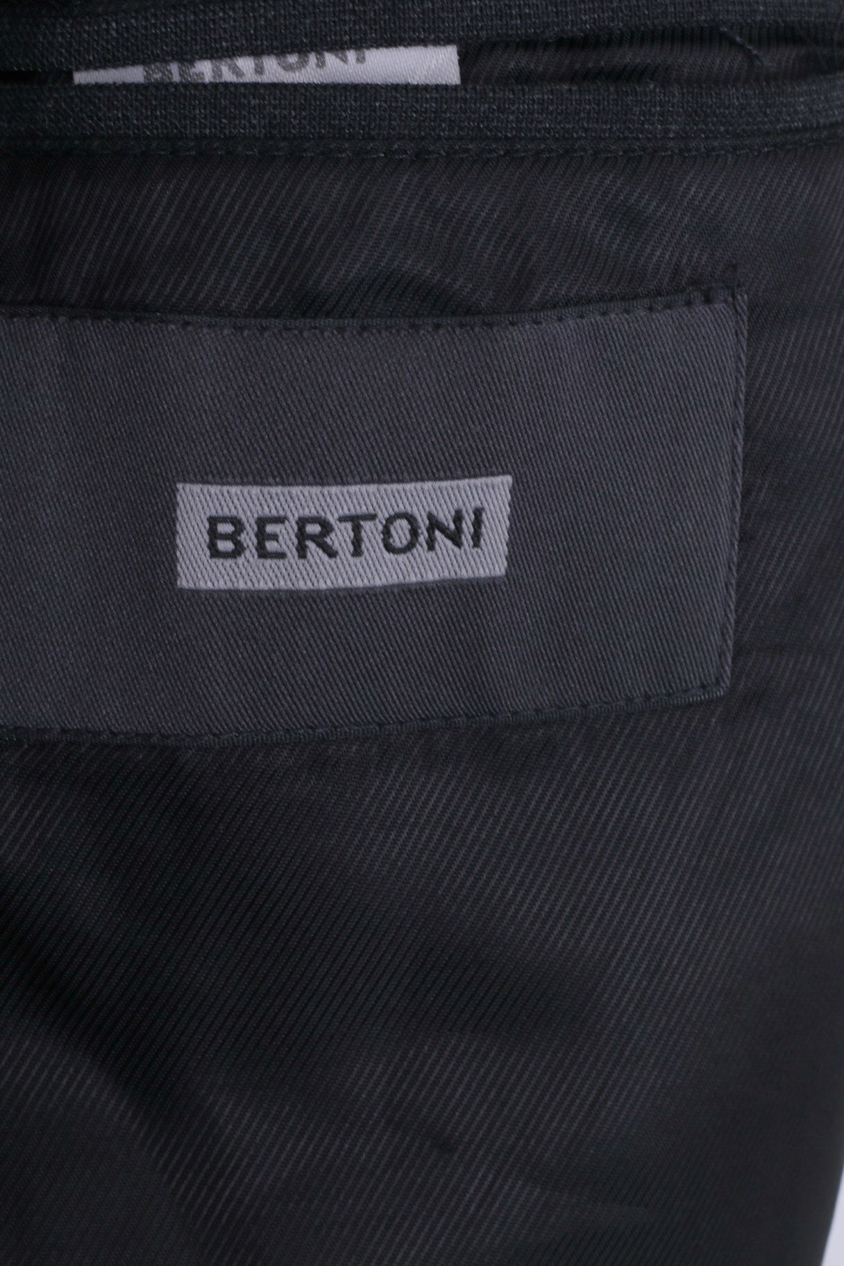 Bertoni Giacca da uomo monopetto in misto lana grigia