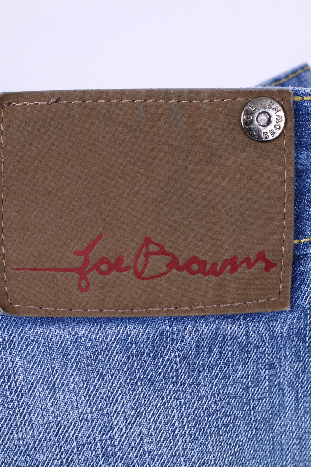 Joe Browns Men 32 Denim Trousers Blue Cotton Ripped Jeans Straight Leg