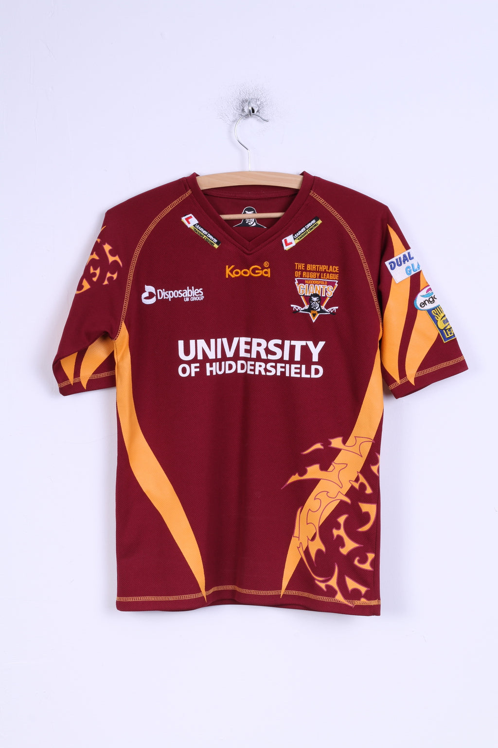 Kooga Boys LGB Rugby Shirt Huddersfield Giants League Jersey