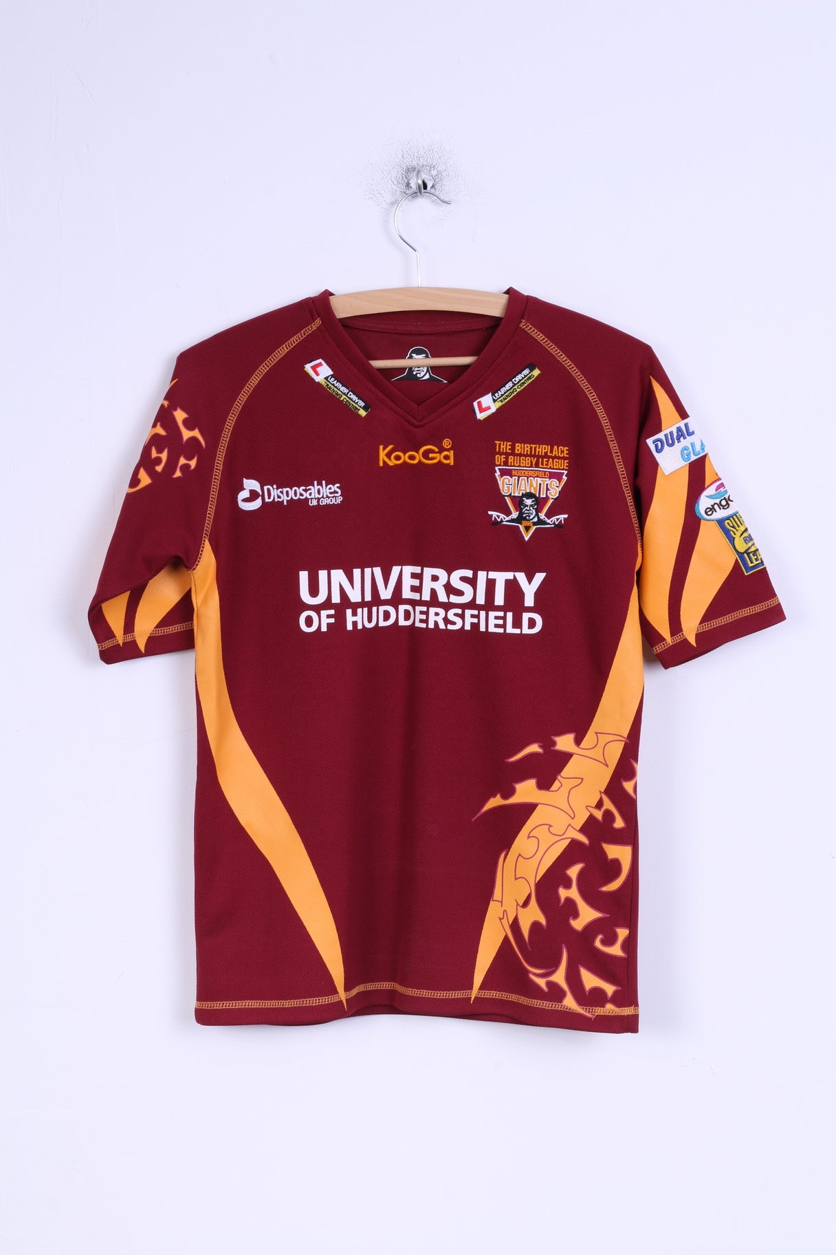 Kooga Boys LGB Rugby Shirt Huddersfield Giants League Jersey