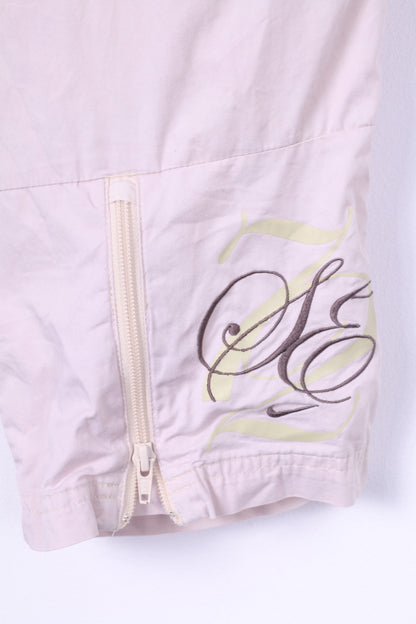 Nike Womens S 34/36 Capri Pants Pink Cotton Sportswear