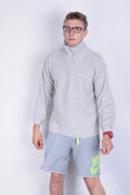 Etirel le style Sportif Mens M Sweatshirt Zip Neck Fleece Top - RetrospectClothes