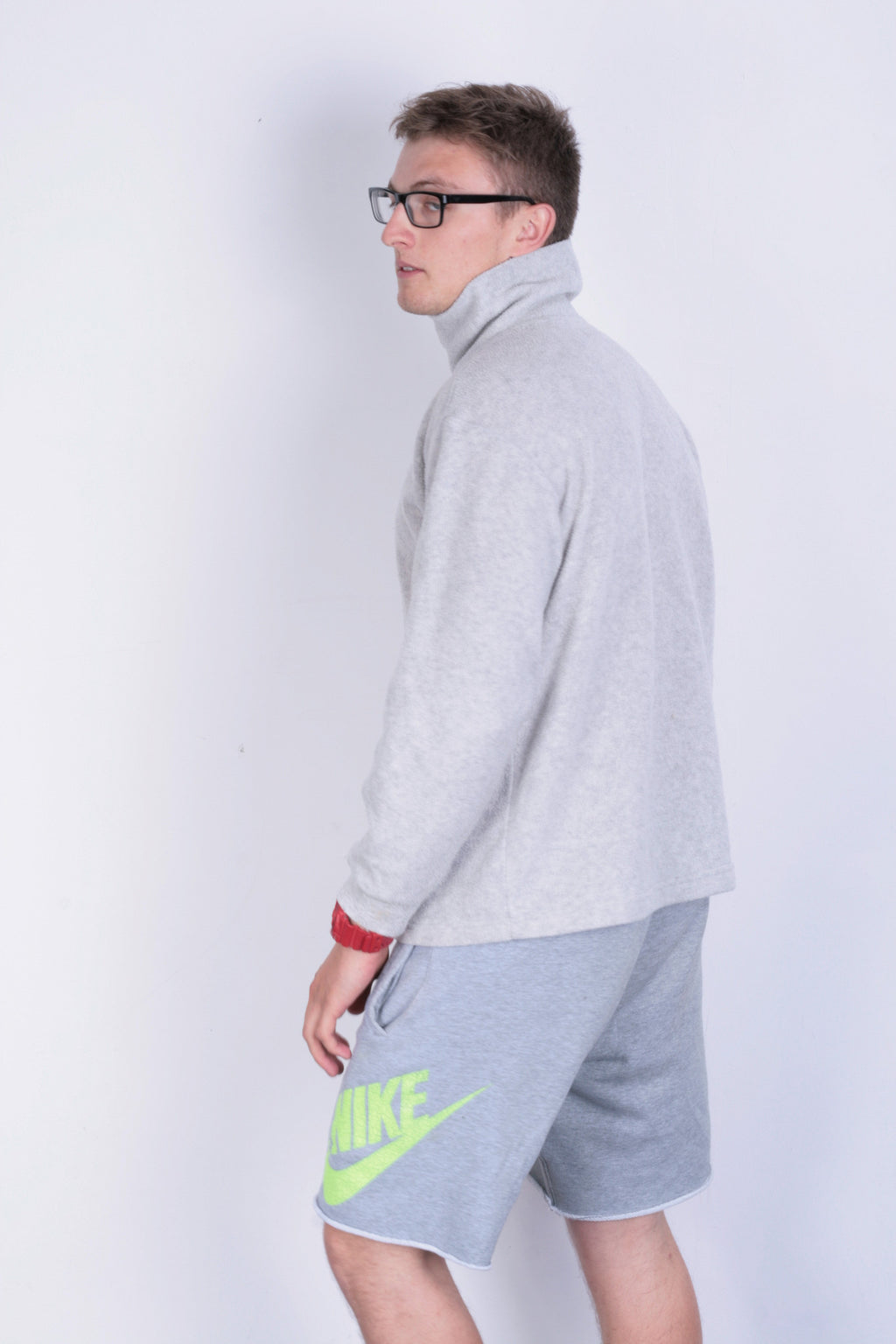 Etirel le style Sportif Mens M Sweatshirt Zip Neck Fleece Top - RetrospectClothes