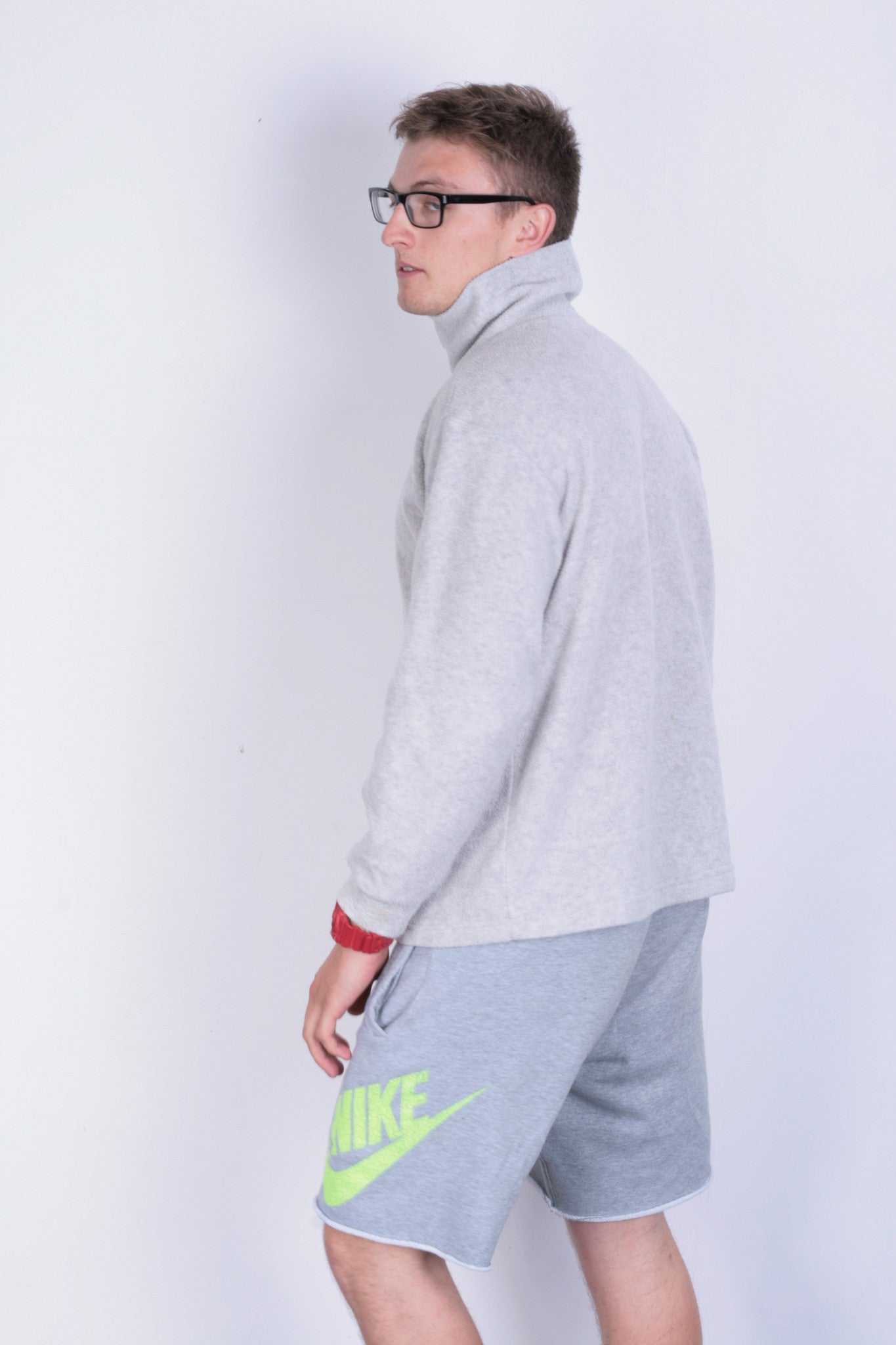 Etirel le style Sportif Mens M Sweatshirt Zip Neck Fleece Top - RetrospectClothes