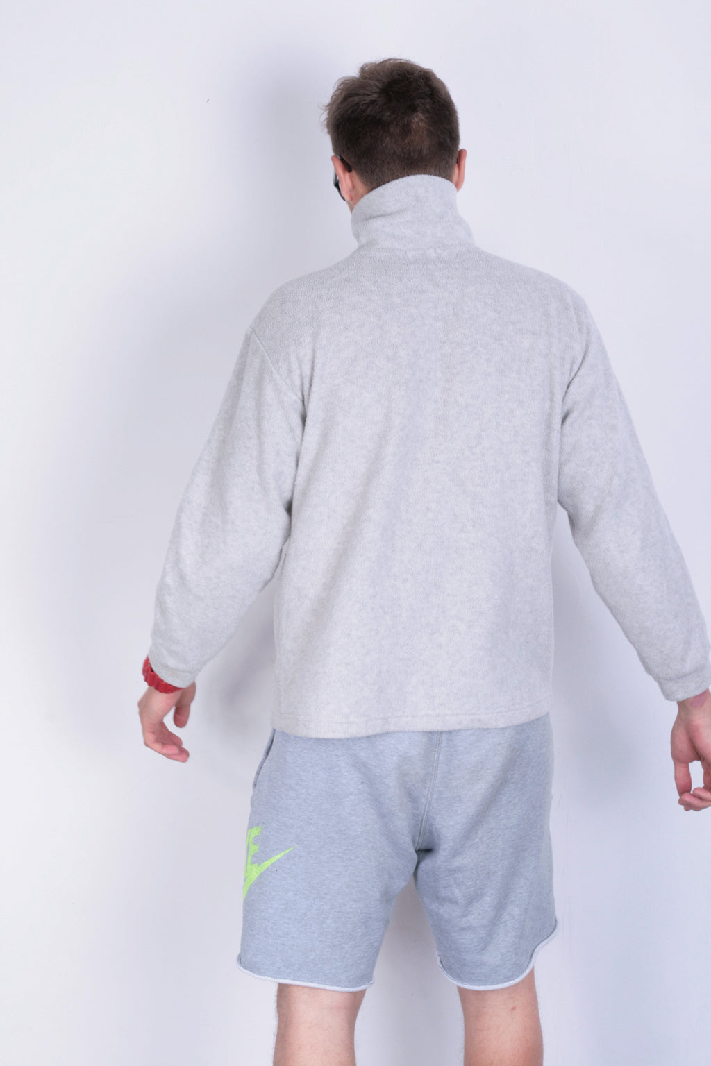 Etirel le style Sportif Mens M Sweatshirt Zip Neck Fleece Top - RetrospectClothes