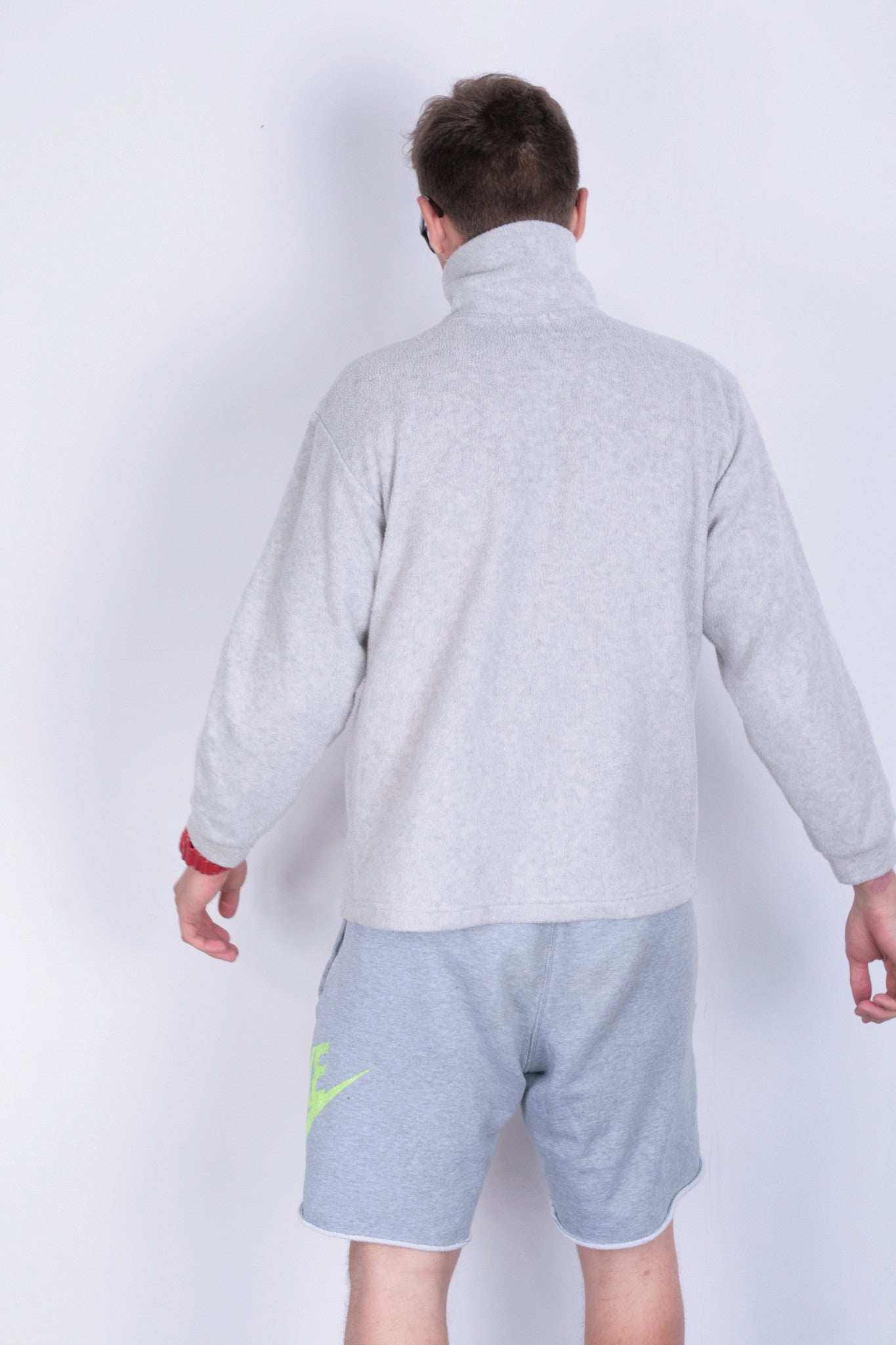 Etirel le style Sportif Mens M Sweatshirt Zip Neck Fleece Top - RetrospectClothes