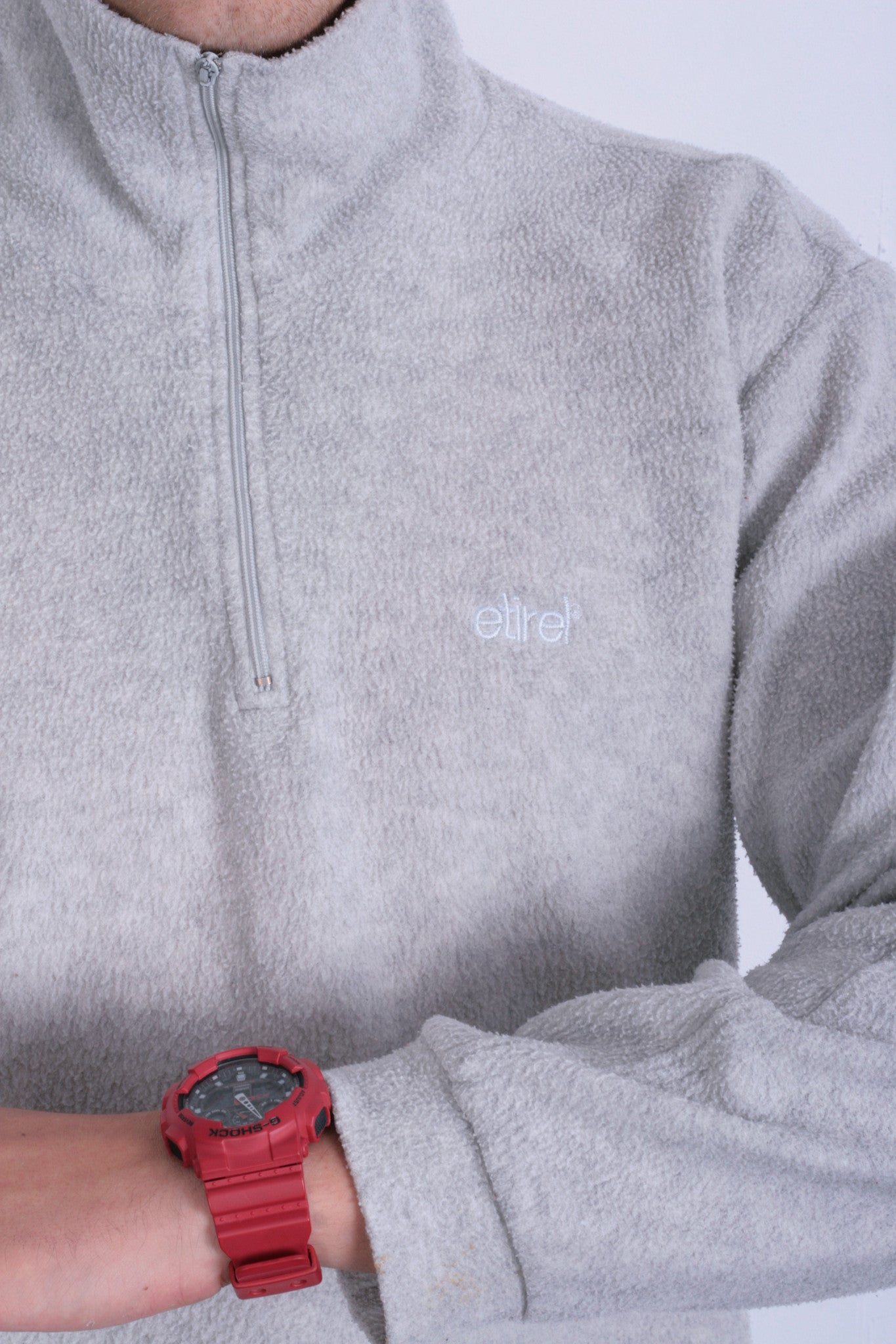 Etirel le style Sportif Mens M Sweatshirt Zip Neck Fleece Top - RetrospectClothes