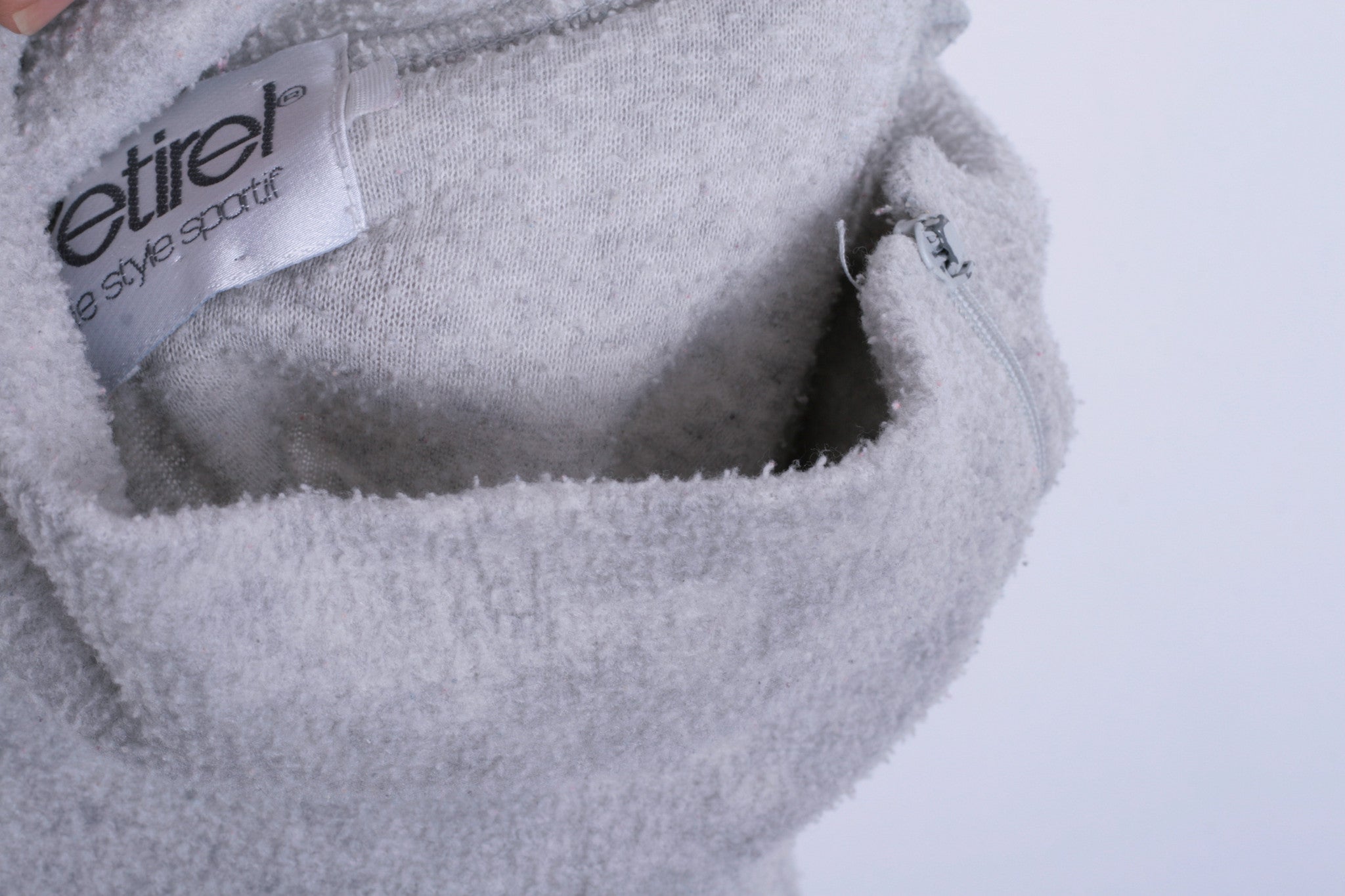 Etirel le style Sportif Mens M Sweatshirt Zip Neck Fleece Top - RetrospectClothes