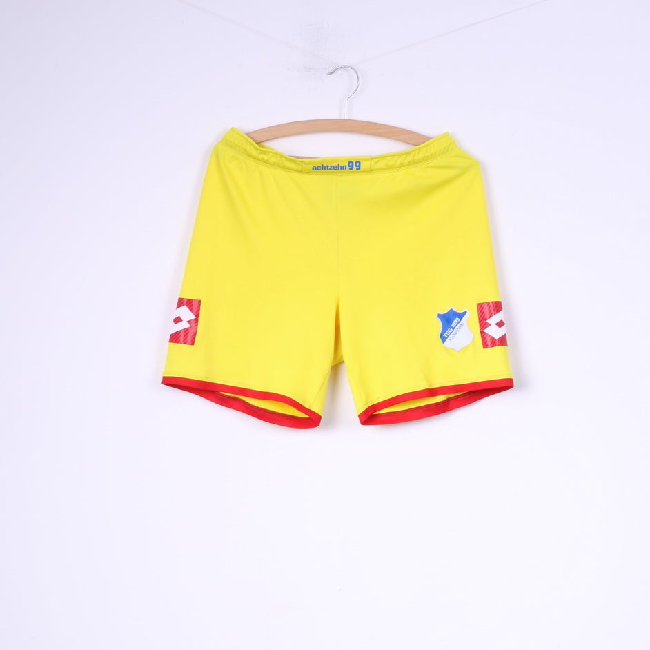 Lotto TSG 1899 Hoffenheim Short Homme Jaune Italien Vintage Football Sport