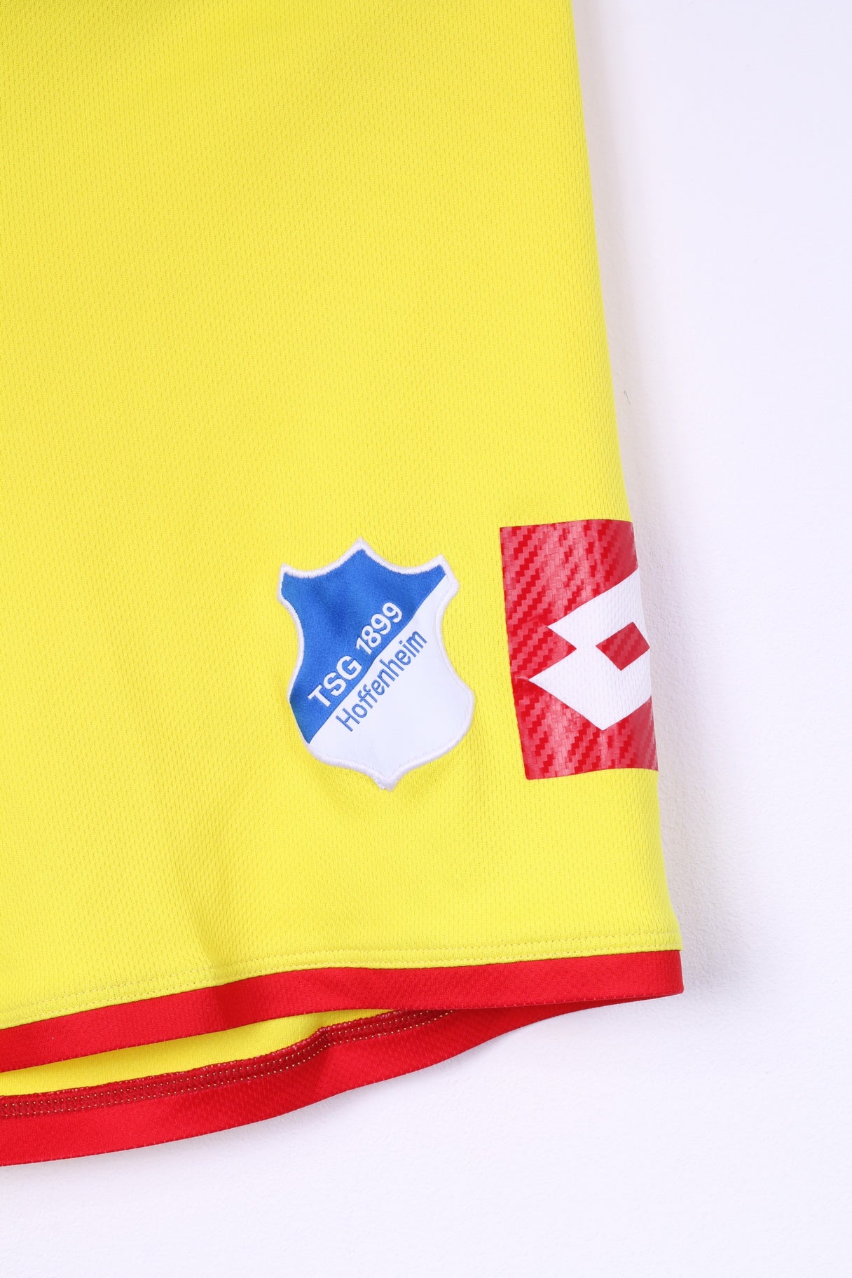 Lotto TSG 1899 Hoffenheim Short Homme Jaune Italien Vintage Football Sport