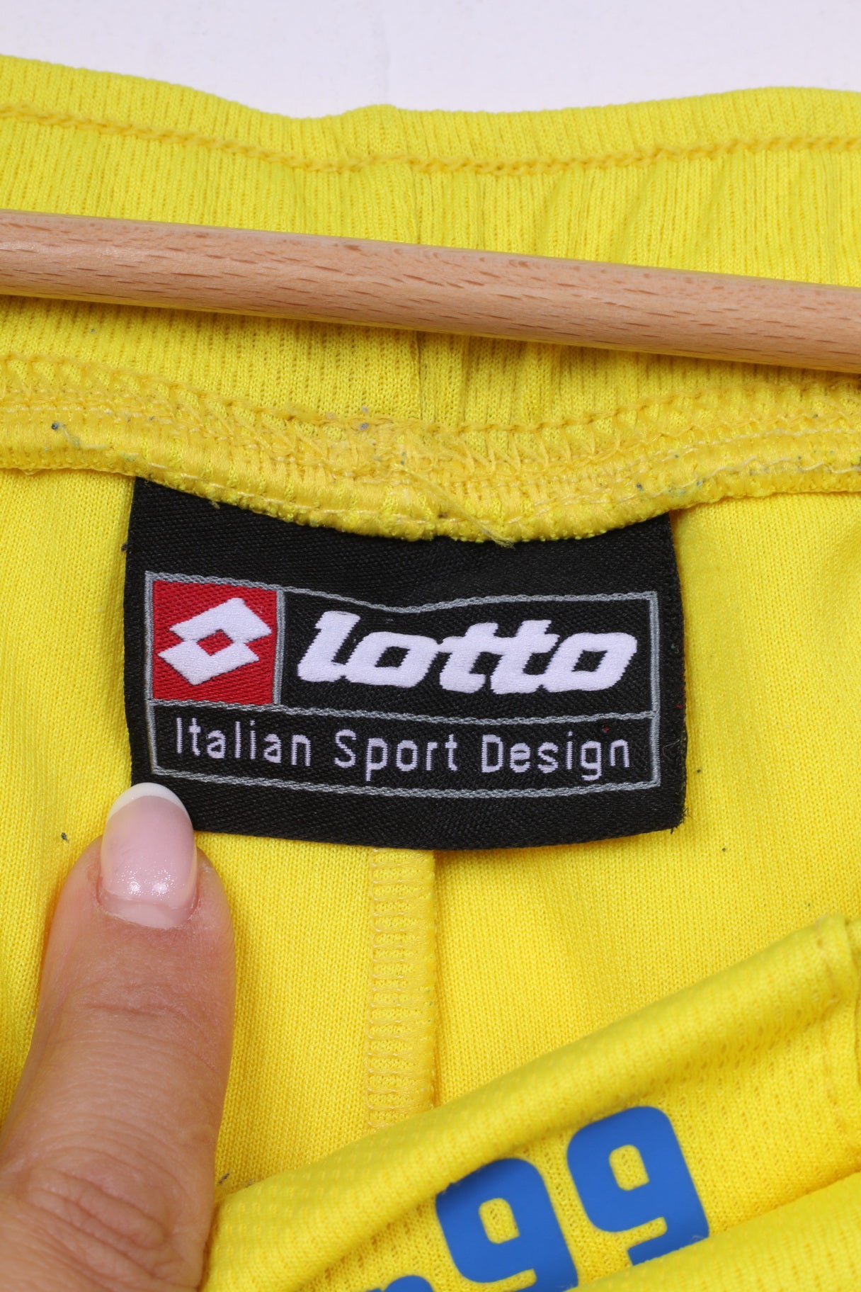 Lotto TSG 1899 Hoffenheim Men S Shorts Yellow Italian Vintage Football Sport