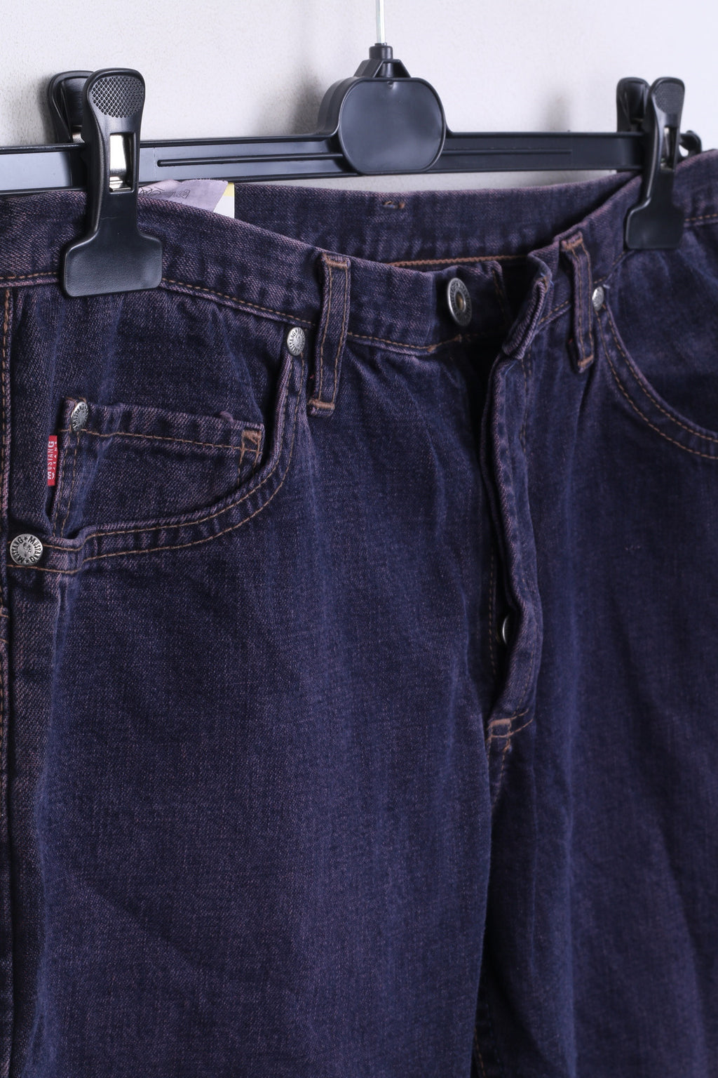 Nouveau MUSTANG jean femme W31 L36 jean pantalon Bootcut prune coton