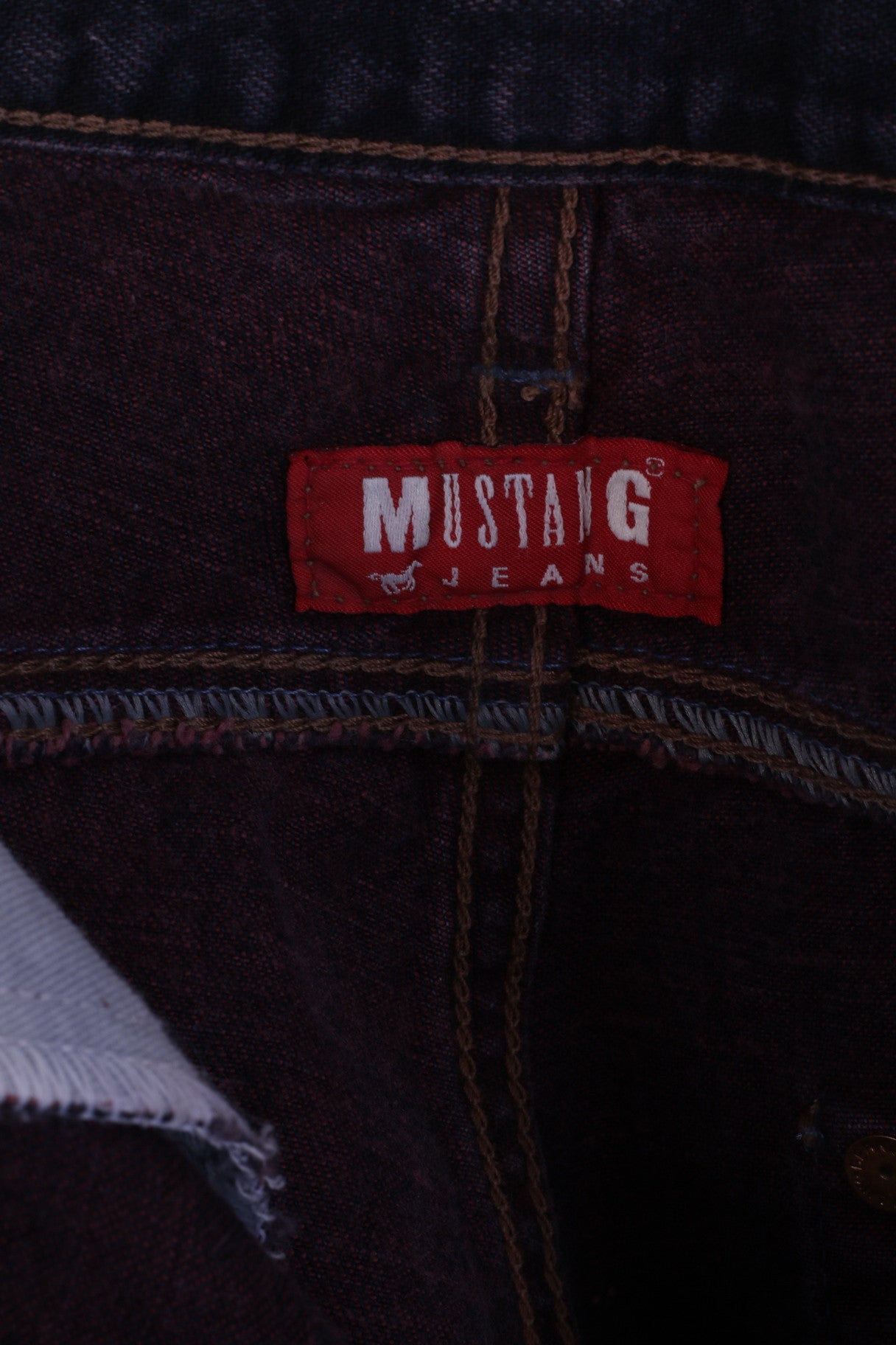 Nouveau MUSTANG jean femme W31 L36 jean pantalon Bootcut prune coton