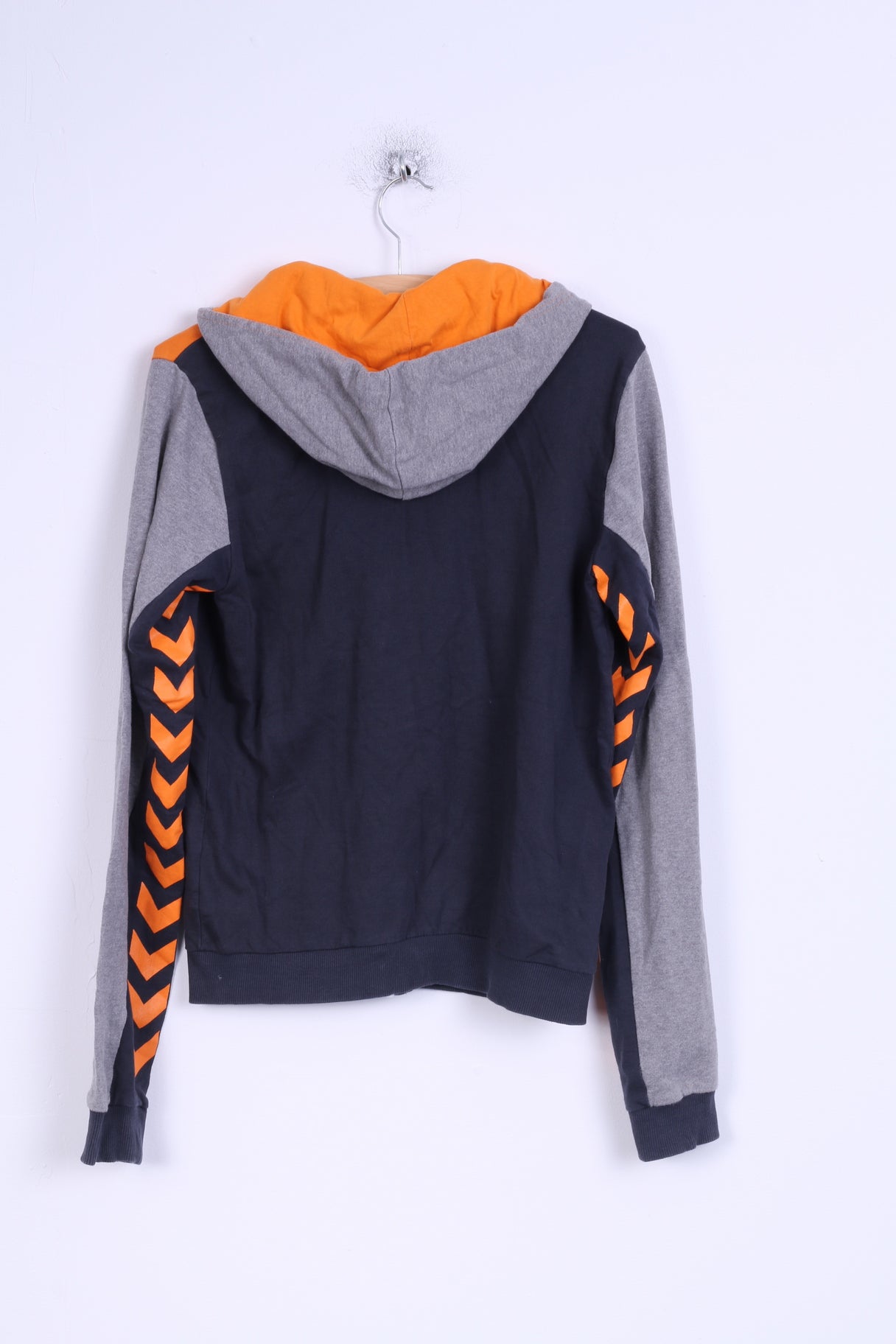 Felpa Hummel per ragazzi di 16 anni Felpa grigia con cappuccio Top attivo con cerniera in cotone