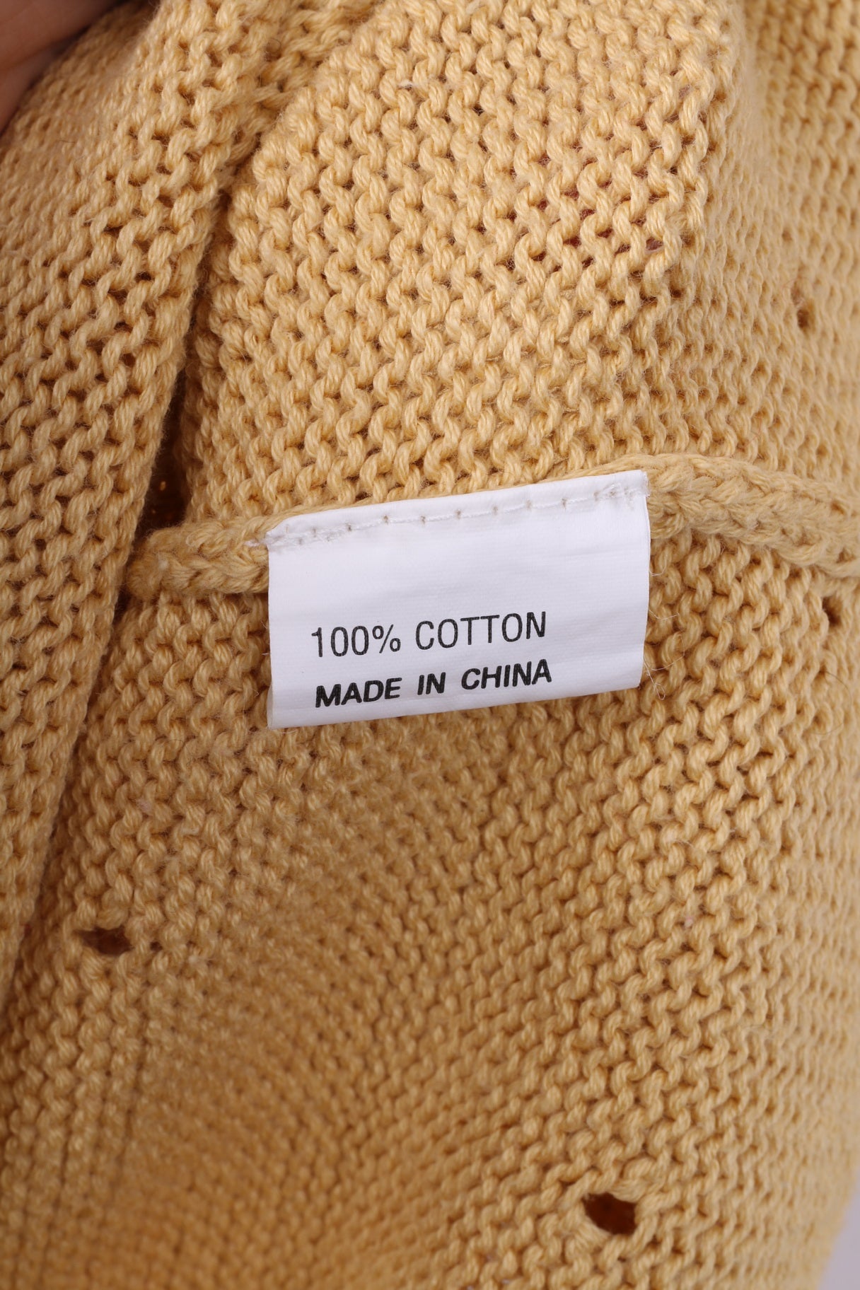 Freebody Womens S Sweater Knitwear Yellow Top Short Sleeve