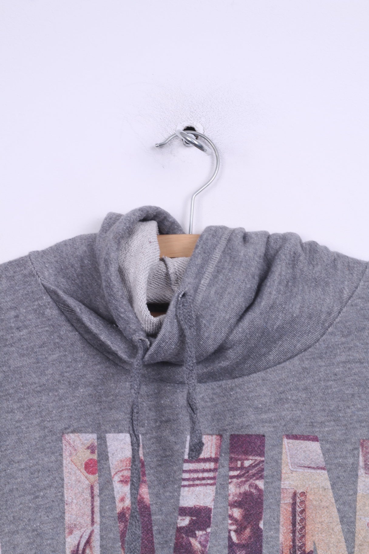 Pull&amp;Bear Sweat L Homme Gris Sport Cotton Livin For The City 