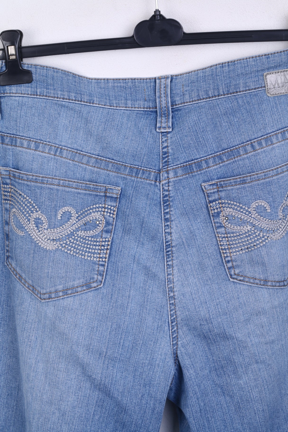 MAC Jeans Womens 46/32 Trousers Denim Jeans Blue Light Wash Cotton