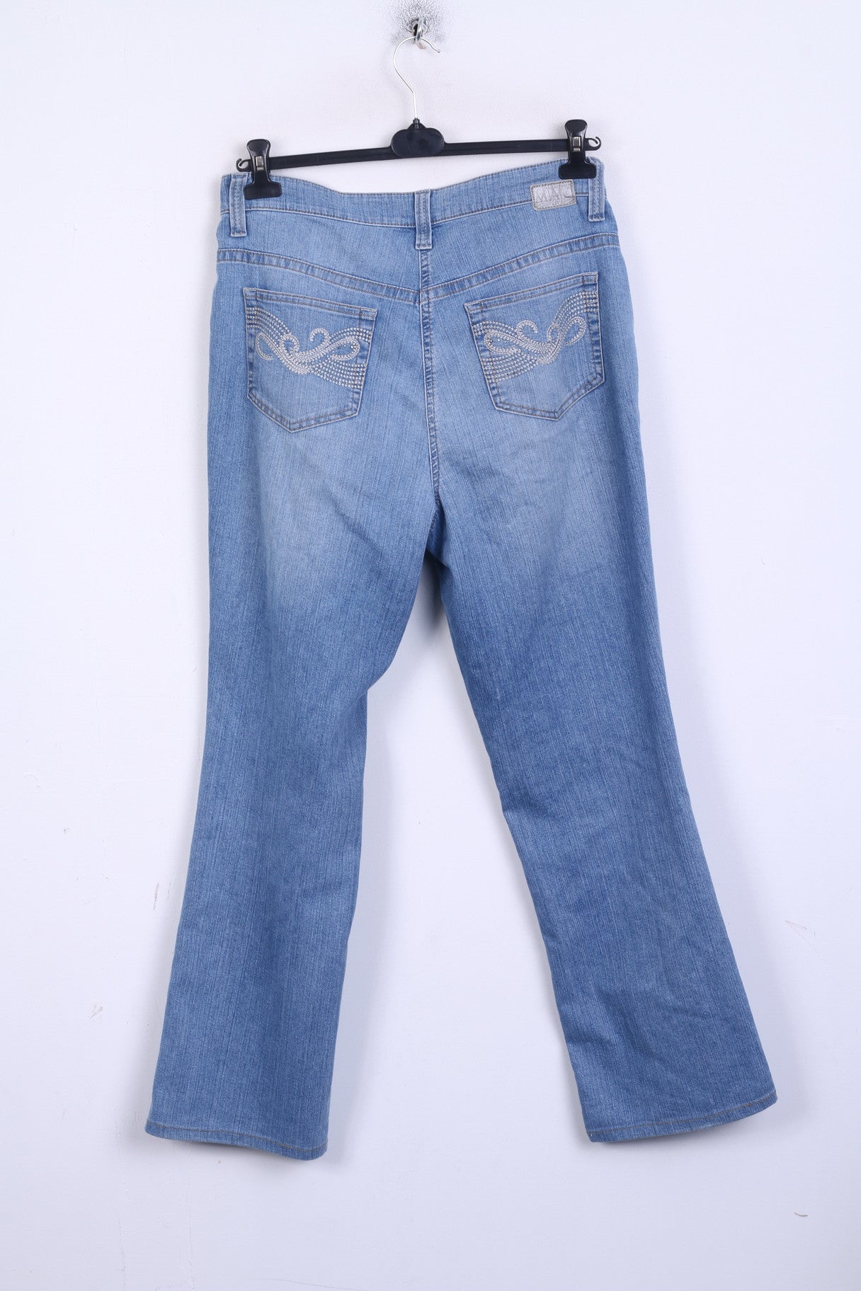 MAC Jeans Womens 46/32 Trousers Denim Jeans Blue Light Wash Cotton