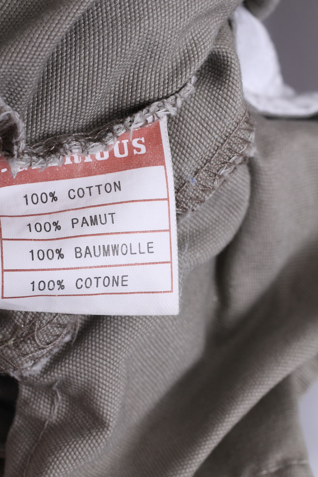 GLORIOUS Boys 152 Veste Coton Kaki Poches Fermeture Éclair Complète