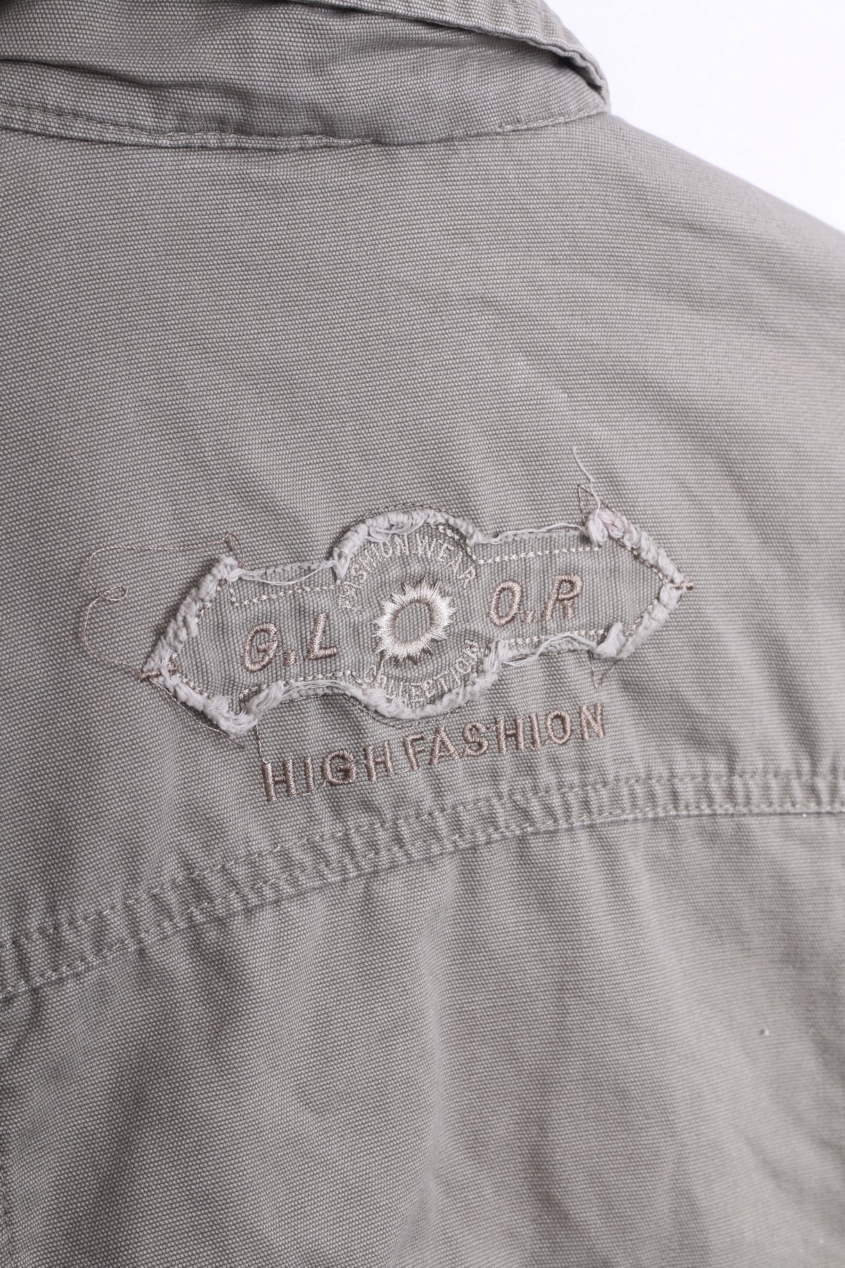 GLORIOUS Boys 152 Veste Coton Kaki Poches Fermeture Éclair Complète