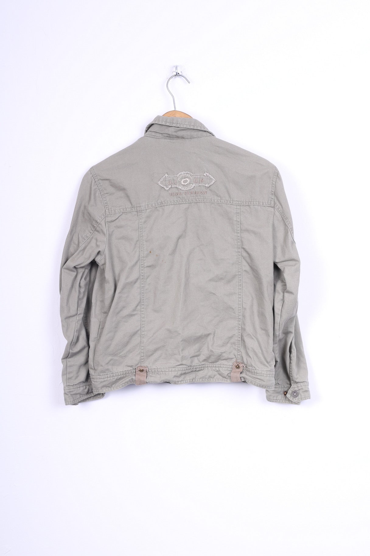 GLORIOUS Boys 152 Veste Coton Kaki Poches Fermeture Éclair Complète